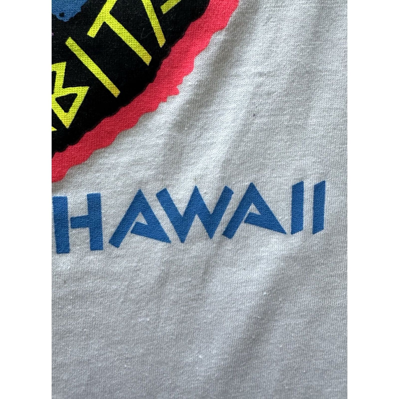 Vintage VINTAGE Carribean Dream T-Shirt Mens XL White 80s Single Stitch Ocean Protect The Ocean NWOT Size US XL / EU 56 / 4 - 4 Thumbnail
