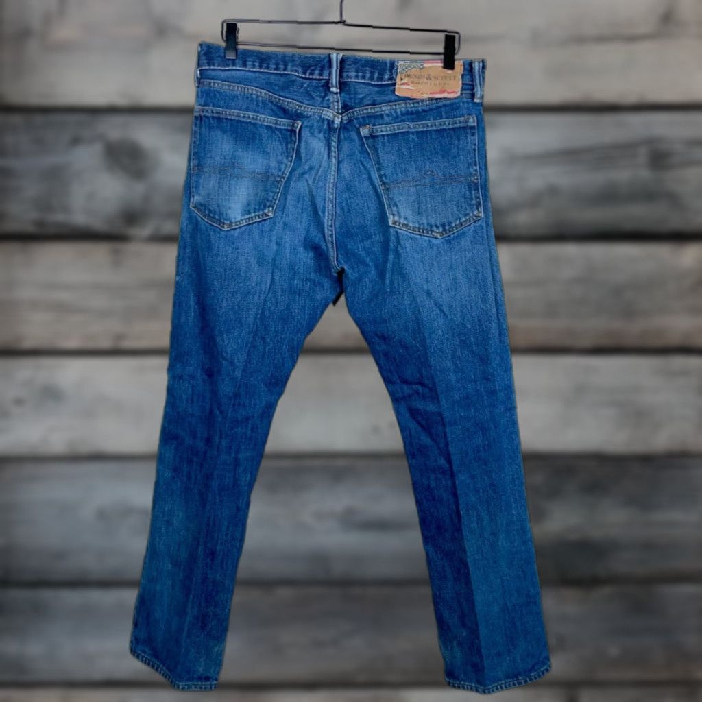 Vintage Denim & Supply Ralph Lauren Bootcut Jeans Men's 33 x 30 Blue Denim Low Rise Size US 34 / EU 50 - 1 Thumbnail