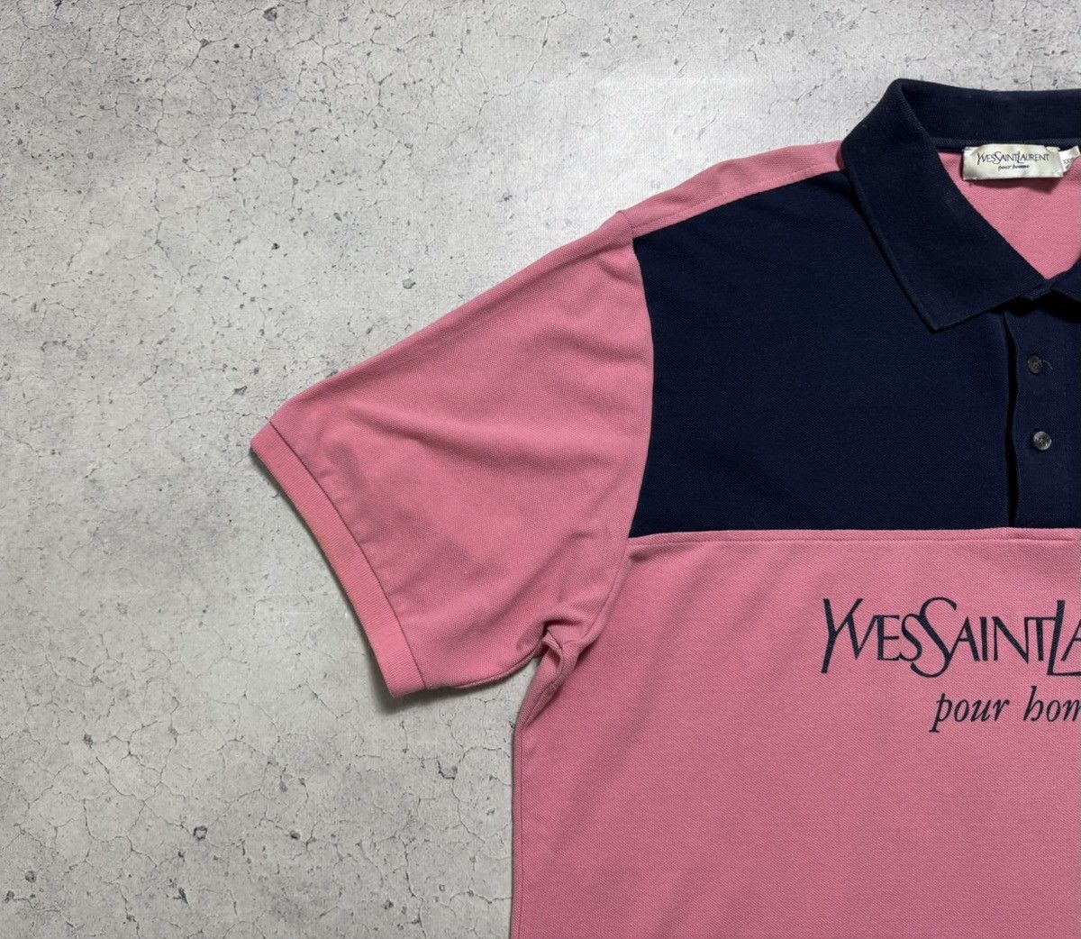 Yves Saint Laurent Yves Saint Laurent YSL Big Logo Vintage Polo Shirt Size XXL Size US XXL / EU 58 / 5 - 3 Thumbnail