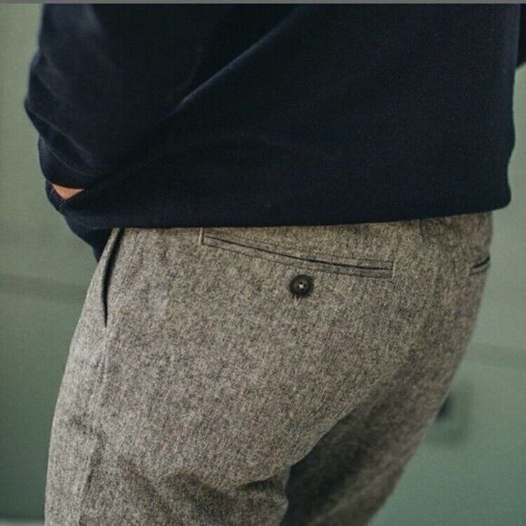 Taylor Stitch Taylor Stitch The Carmel Pant In Charcoal Gray Wool Size US 28 / EU 44 - 5 Thumbnail