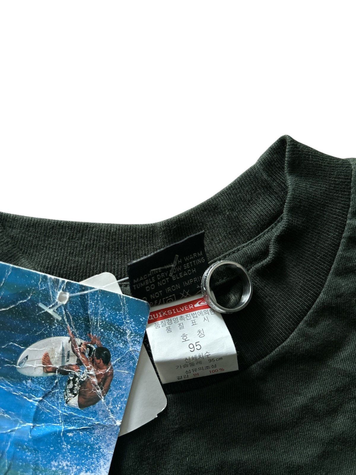 Quiksilver Deadstock Vintage 90s Quiksilver "Big Logo" T-Shirt Size US M / EU 48-50 / 2 - 6 Thumbnail