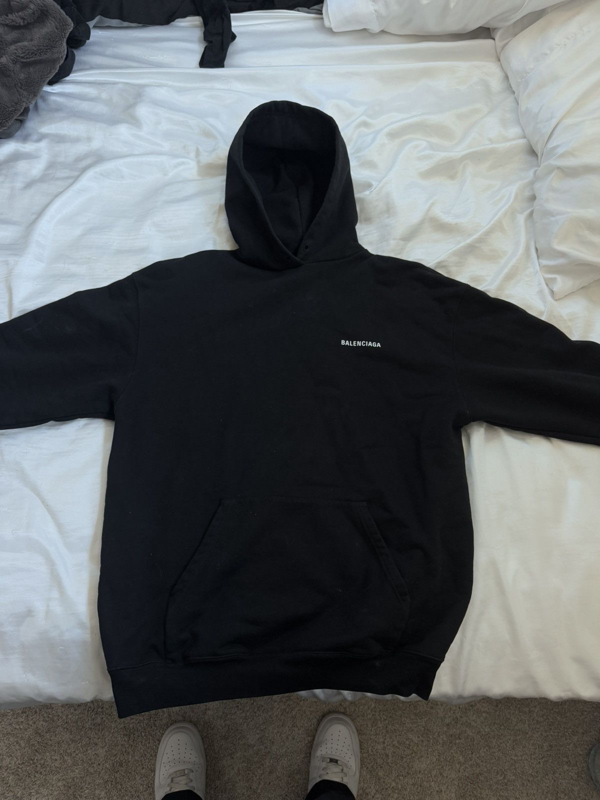 Balenciaga Balenciaga logo hoodie Size US M / EU 48-50 / 2 - 1 Thumbnail