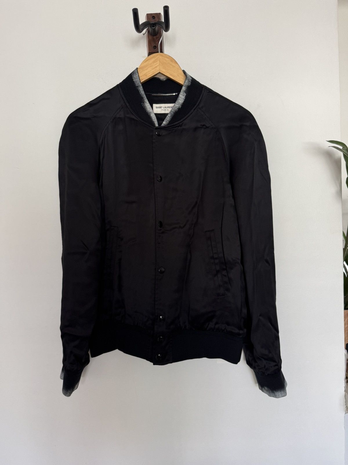 Saint Laurent Paris Hedi Moon Bomber Size US M / EU 48-50 / 2 - 2 Thumbnail