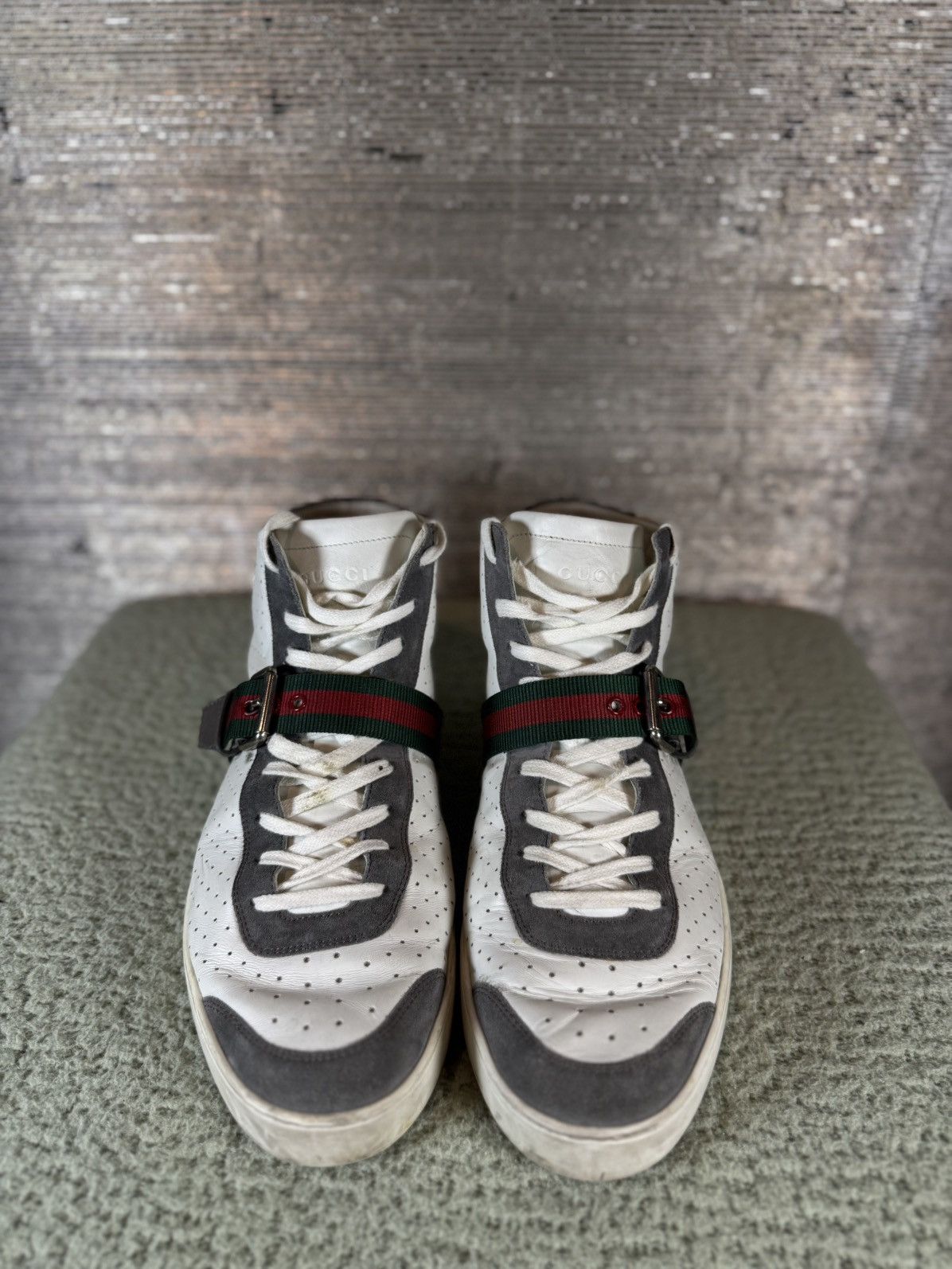 Gucci Gucci Leather High-top Sneaker Size US 10.5 / EU 43-44 - 2 Thumbnail