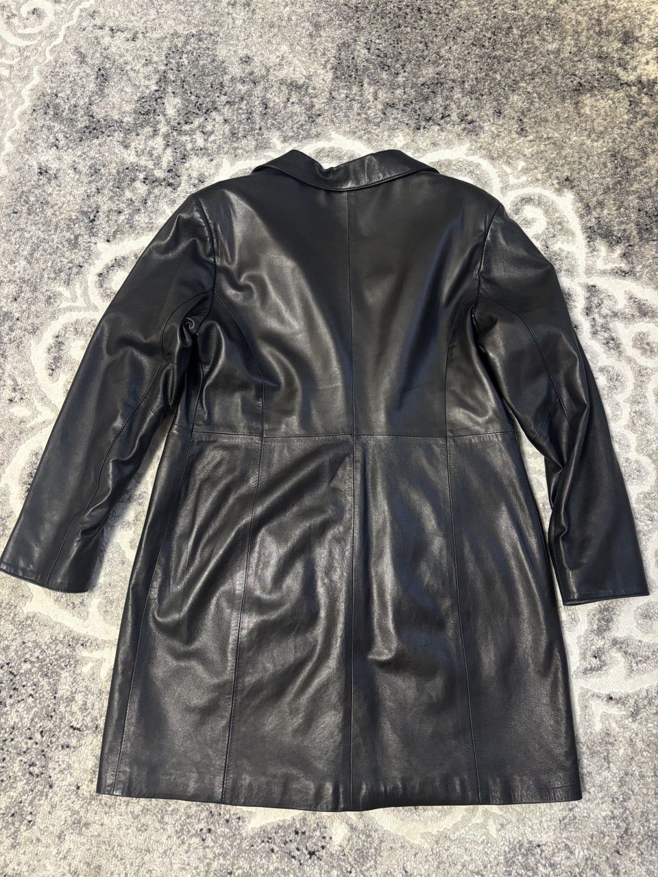 Vintage Vintage Dallas Black Leather Blazer/Coat Vera Lavorazione Size US L / EU 52-54 / 3 - 12 Thumbnail