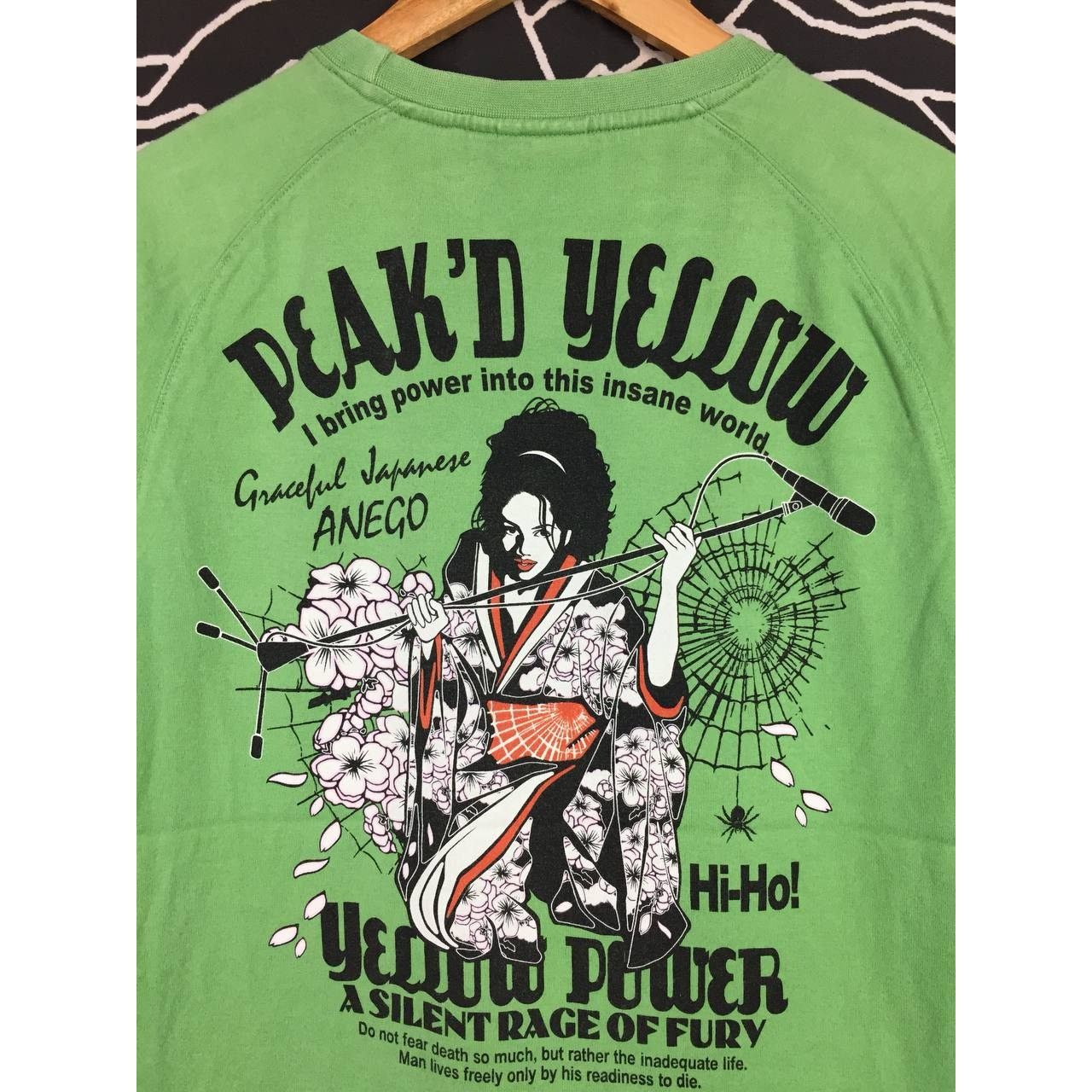 Japanese Brand × Vintage Peak'd Yellow Ted Company A Silent Rage of Fury Tee Size US M / EU 48-50 / 2 - 3 Thumbnail