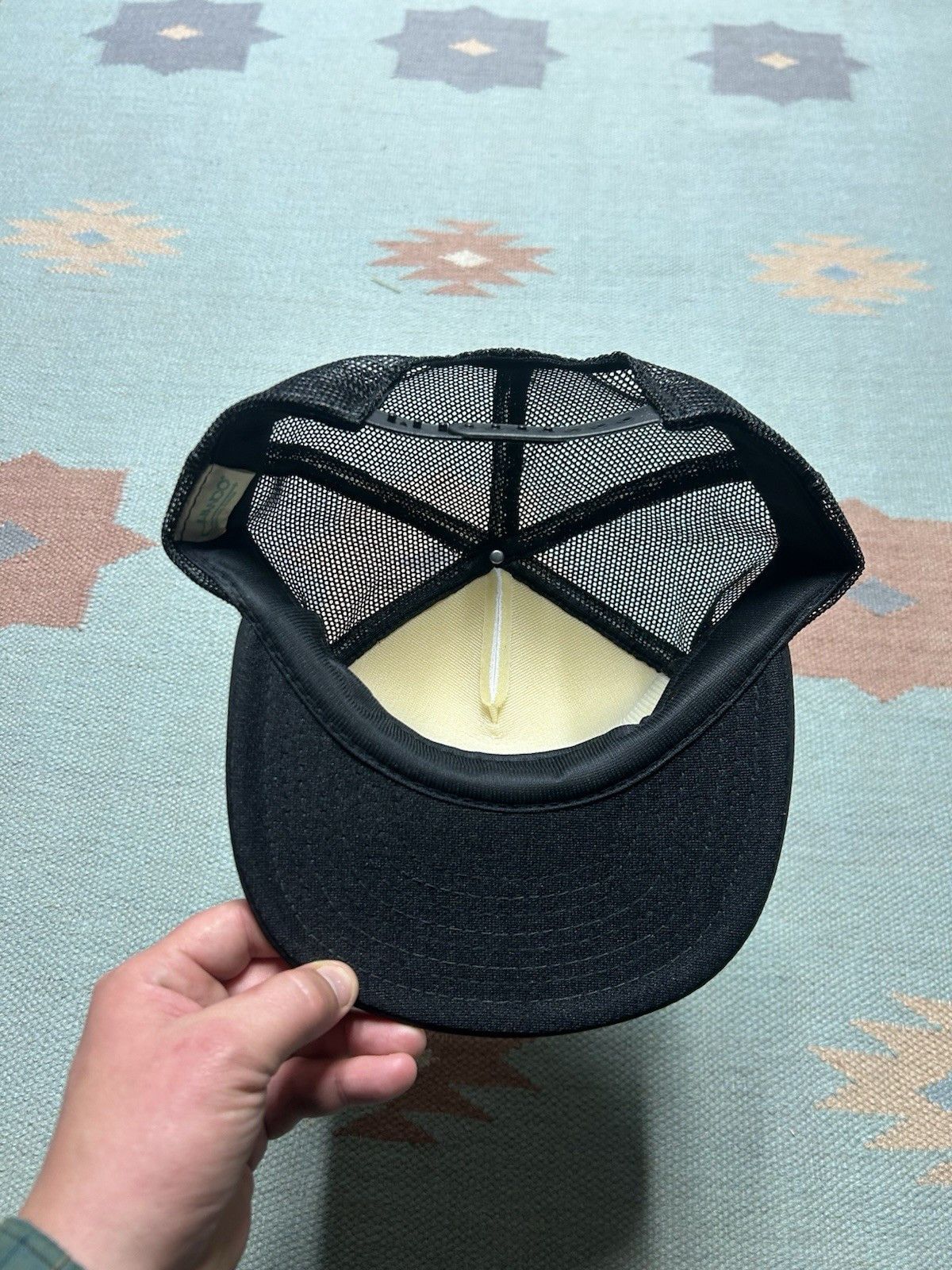Vintage Vintage trucker hat FMT corporation black white snapback Size ONE SIZE - 5 Thumbnail