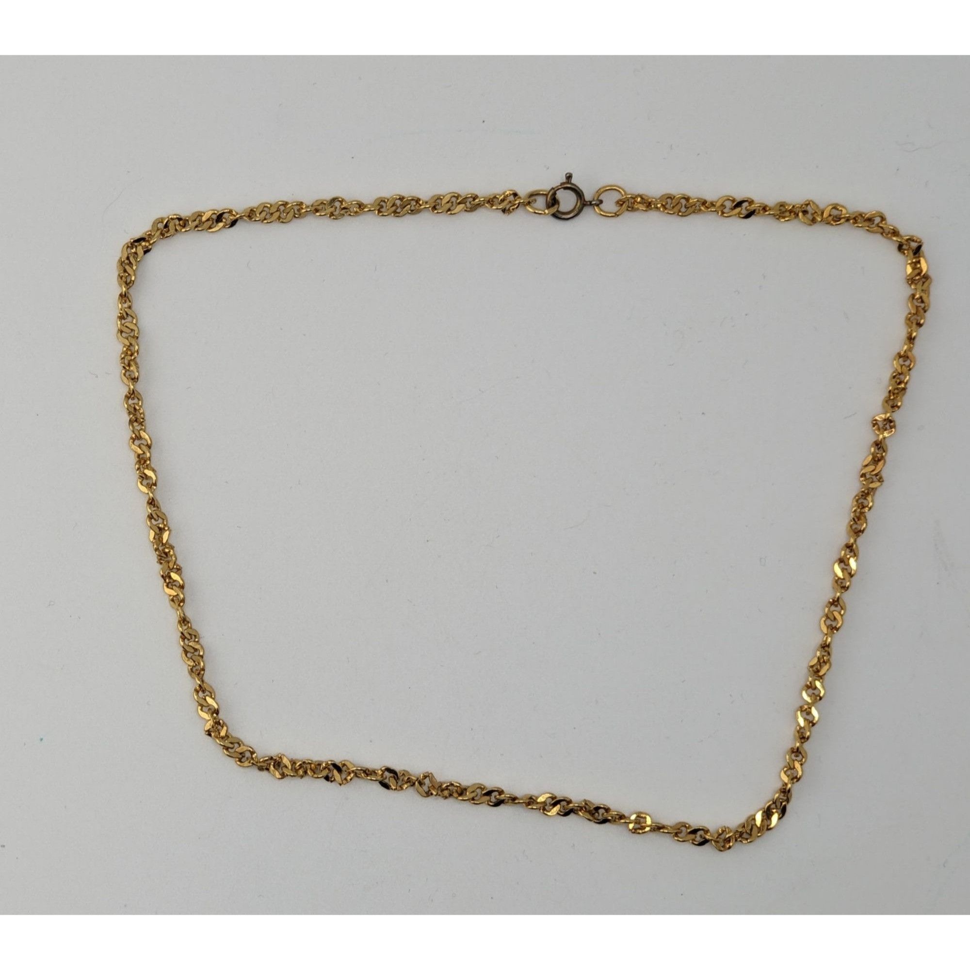 Other Simple Bright Gold Tone Chain Necklace Size ONE SIZE - 5 Thumbnail