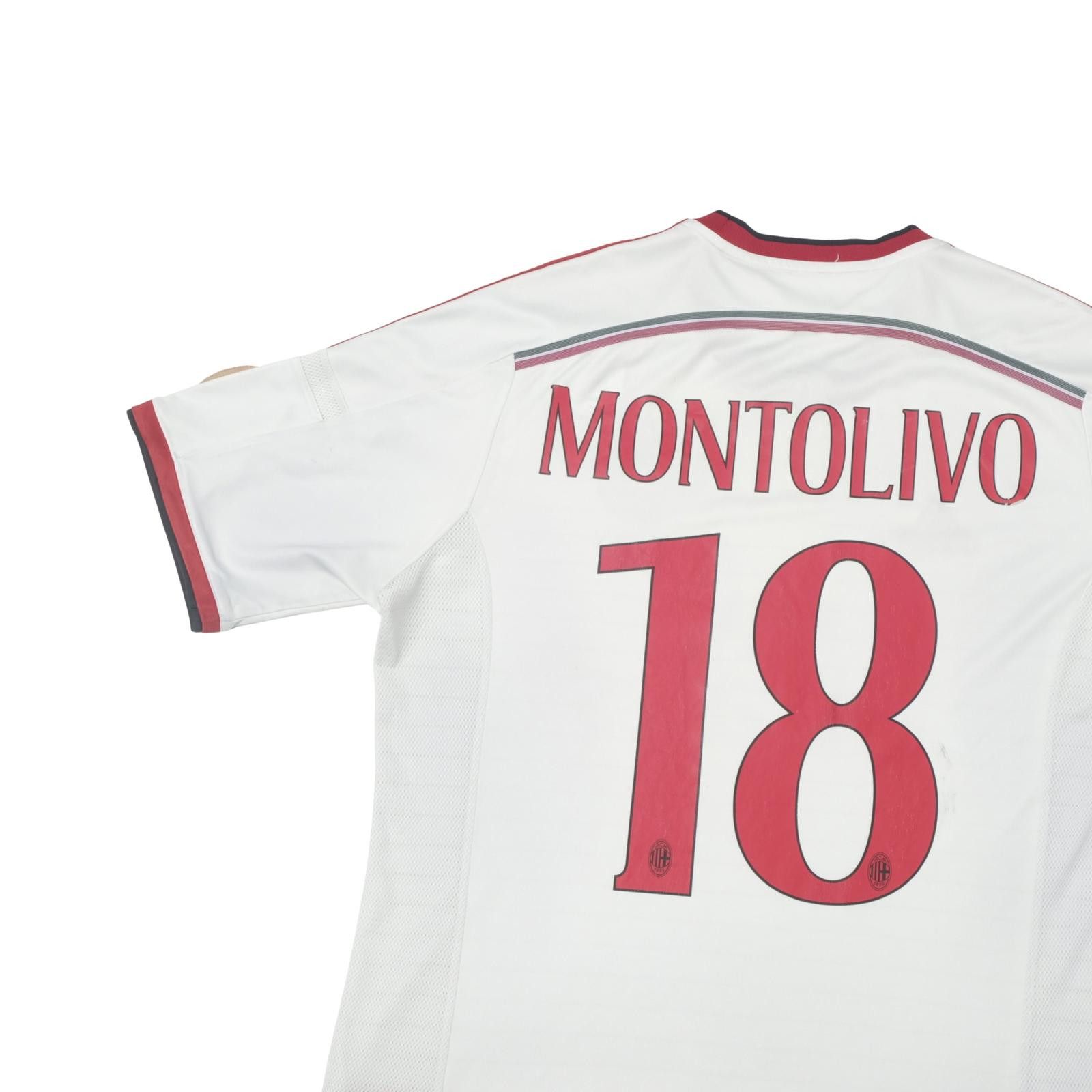 Adidas 2014/15 AC Milan Away Shirt Adidas Montolivo (L/XL) Size US L / EU 52-54 / 3 - 4 Thumbnail