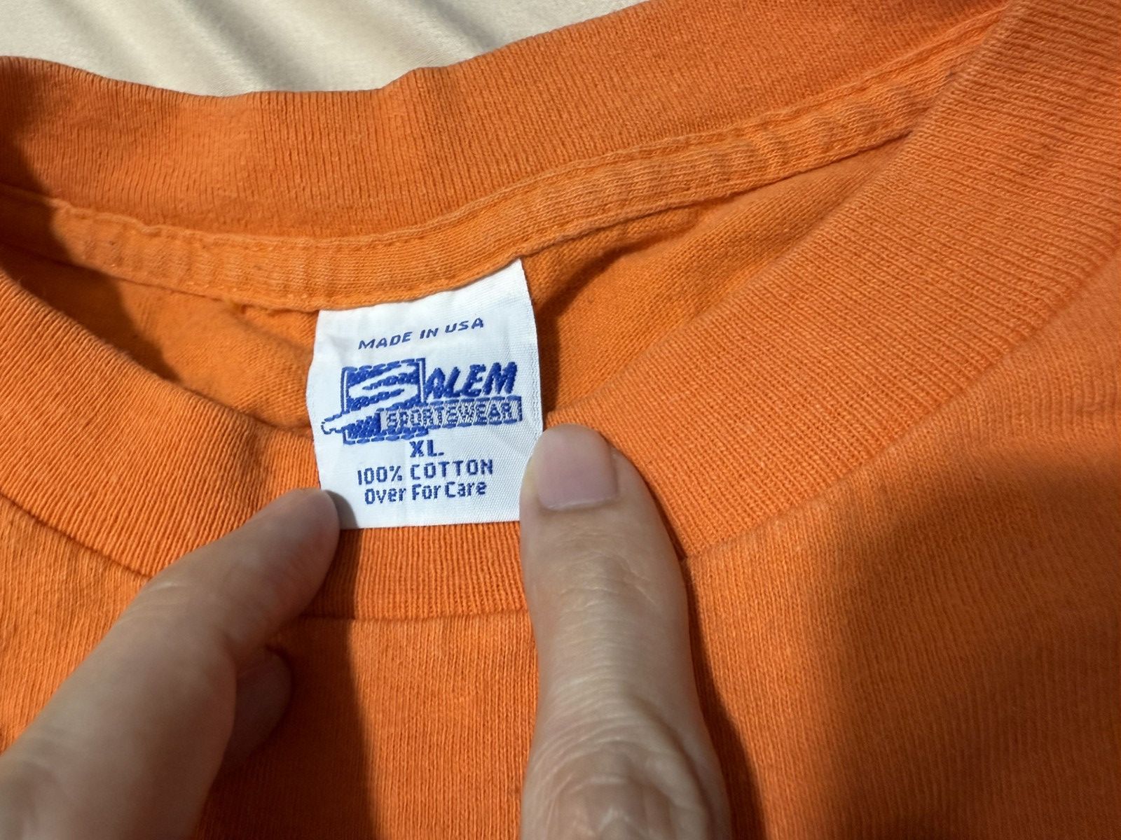 NBA × Salem Sportswear × Vintage Vintage 90s NBA Inside Stuff T Shirt Size US XL / EU 56 / 4 - 4 Thumbnail