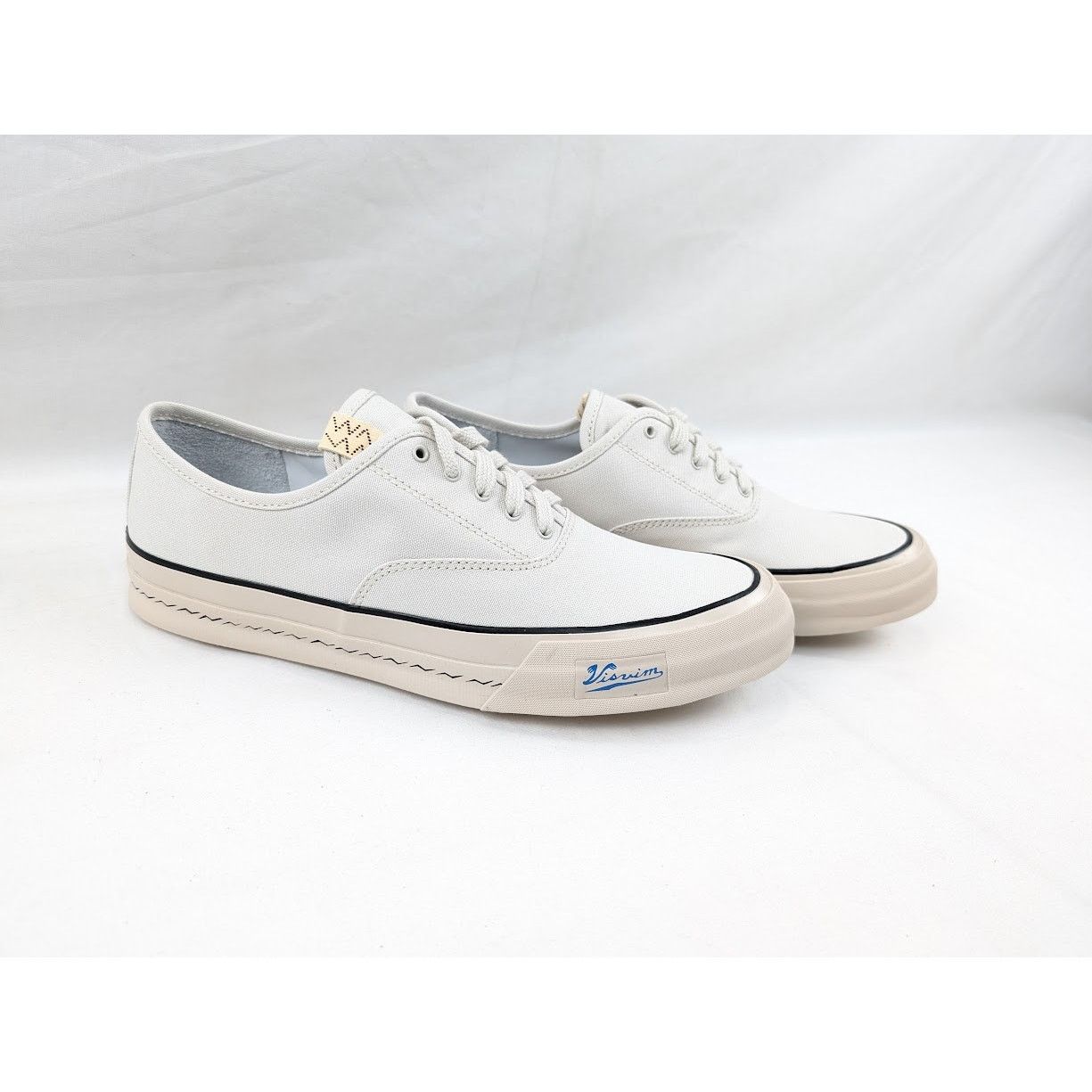 Visvim o1rshd1 Logan Deck Lo Sipe Sneakers in Ivory Size US 11 / EU 44 - 12 Thumbnail