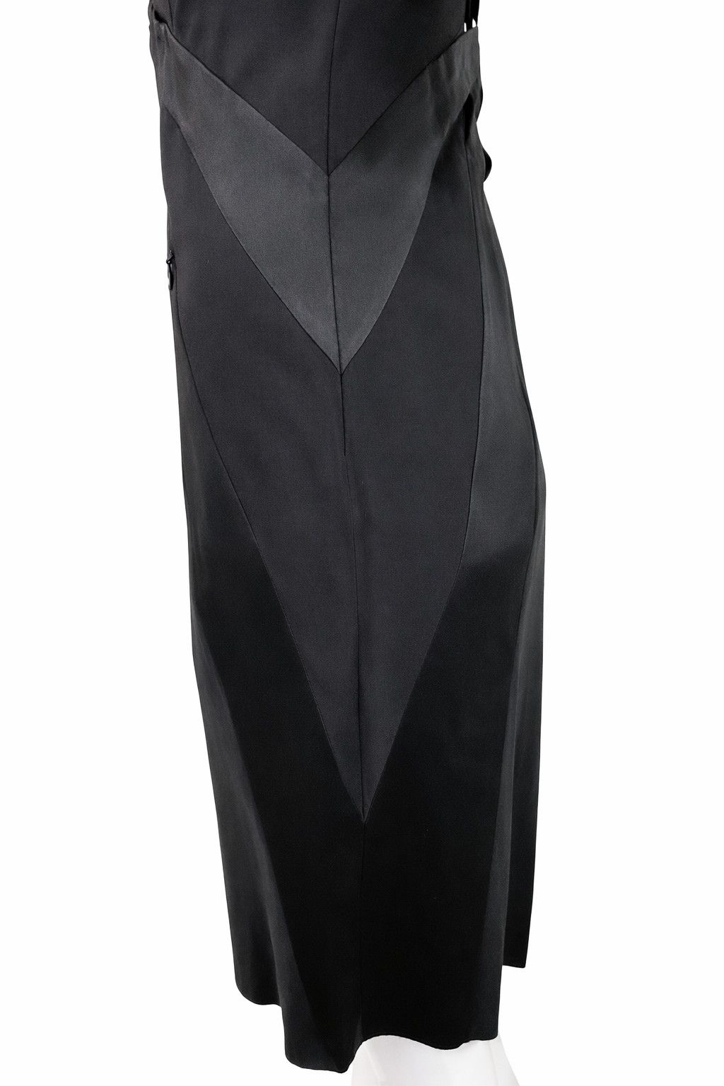 Jean Paul Gaultier Jean Paul Gaultier Bondage Straps Satin Panel Sheath Dress Size S / US 4 / IT 40 - 4 Thumbnail