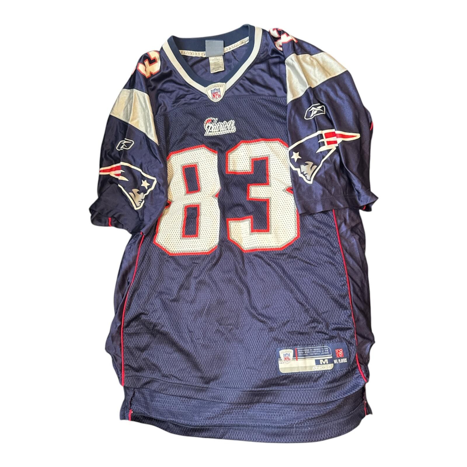 Reebok Reebok NFL New England Patriots Wes Welker #83 Jersey Medium Size ONE SIZE - 1 Thumbnail