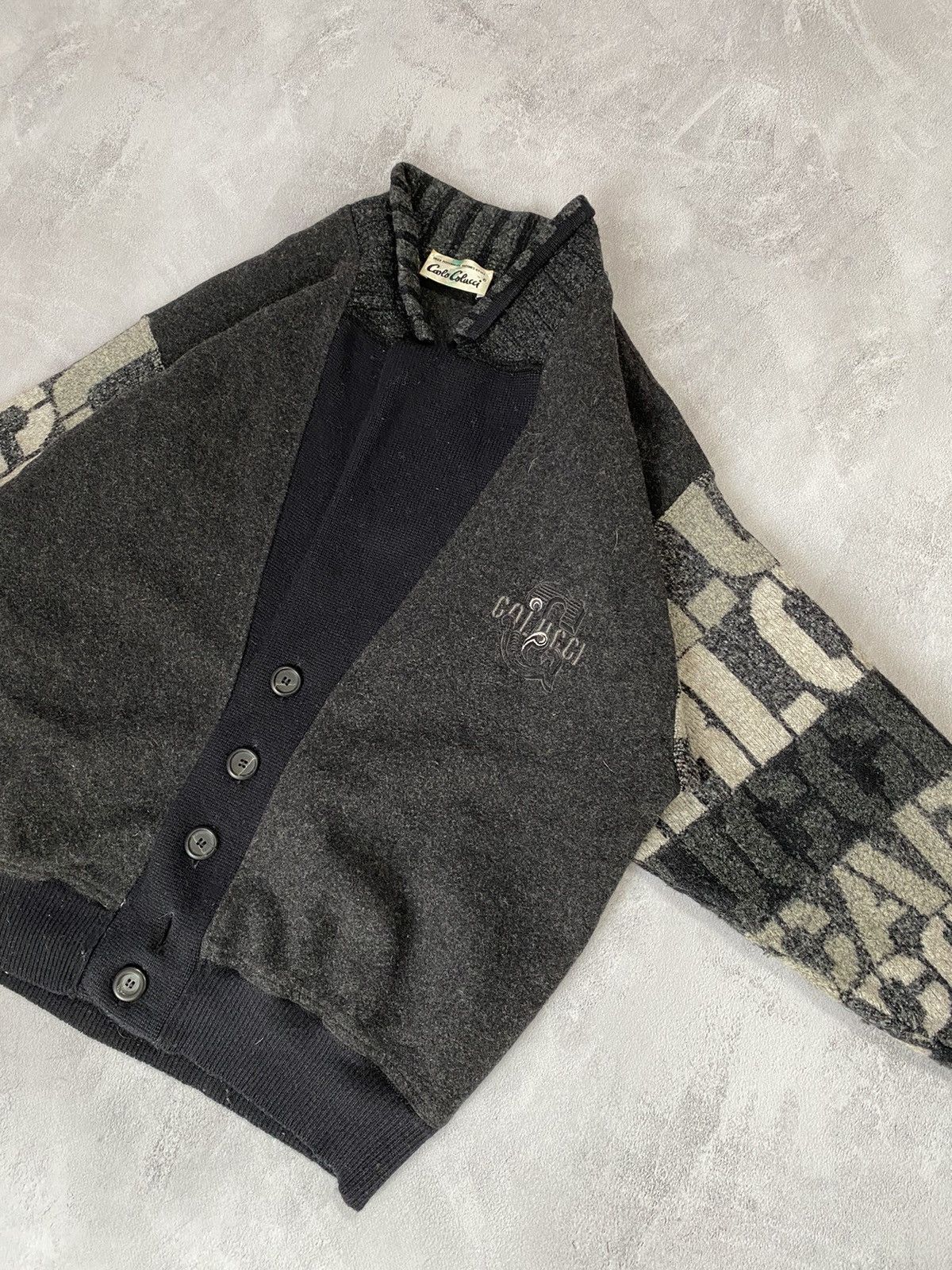 Carlo Colucci ☄️ Carlo Colluci Knitwear Jumper Jacket Wool sweater Size M / US 6-8 / IT 42-44 - 2 Thumbnail