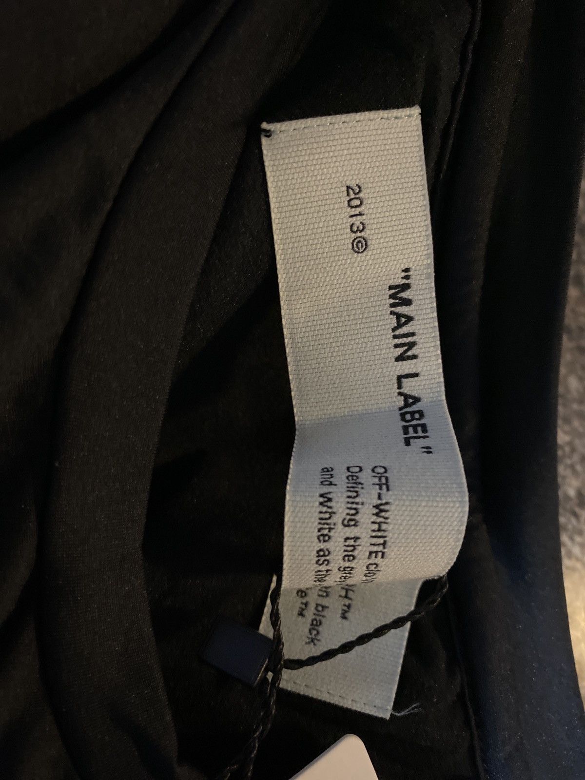Off-White × Virgil Abloh Off-White Jogging T-Shirt Black Silver/ UO T-Shirt Size US M / EU 48-50 / 2 - 10 Thumbnail