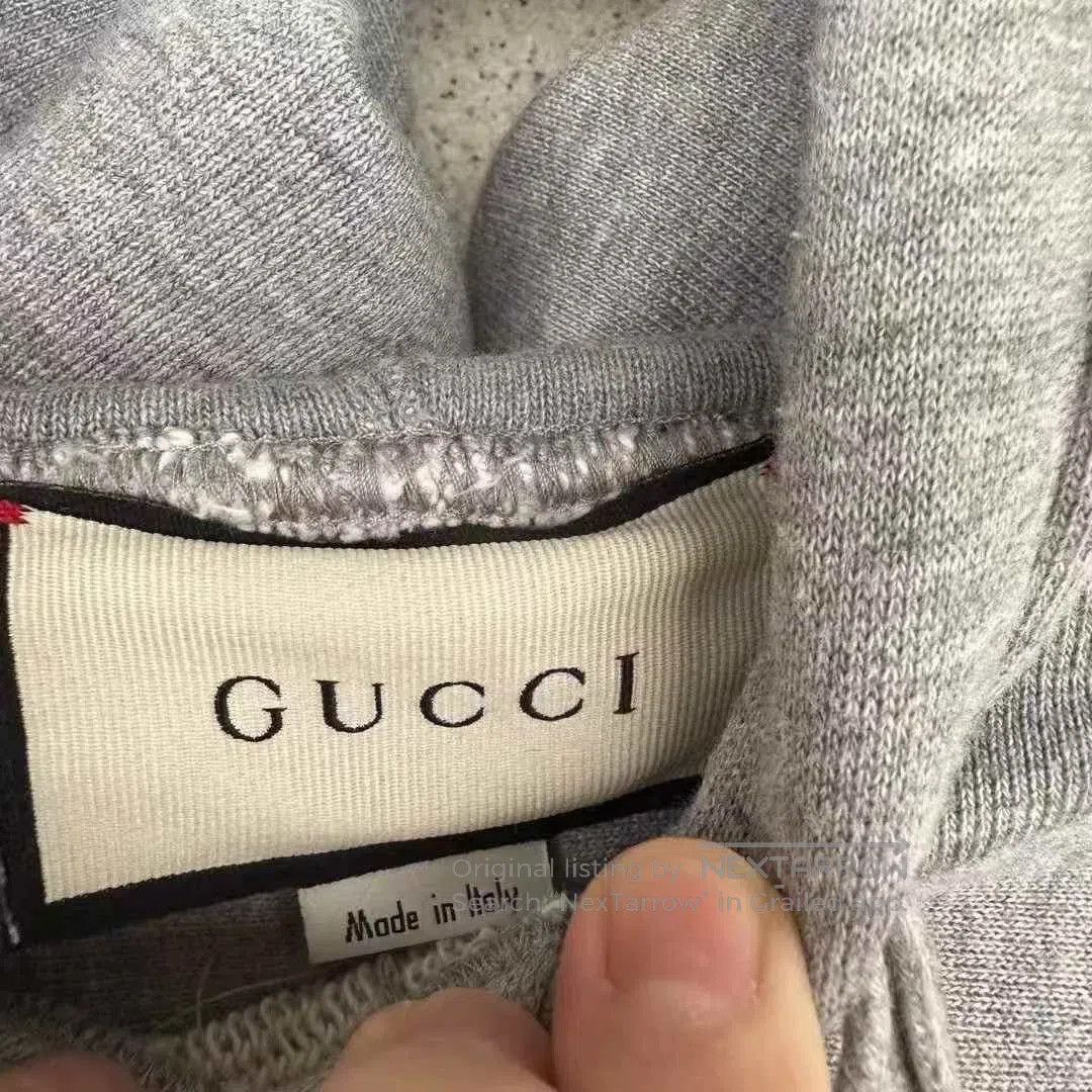 Japanese Brand Gucci The Face Hoodie with Arm Logo. Size US L / EU 52-54 / 3 - 2 Thumbnail