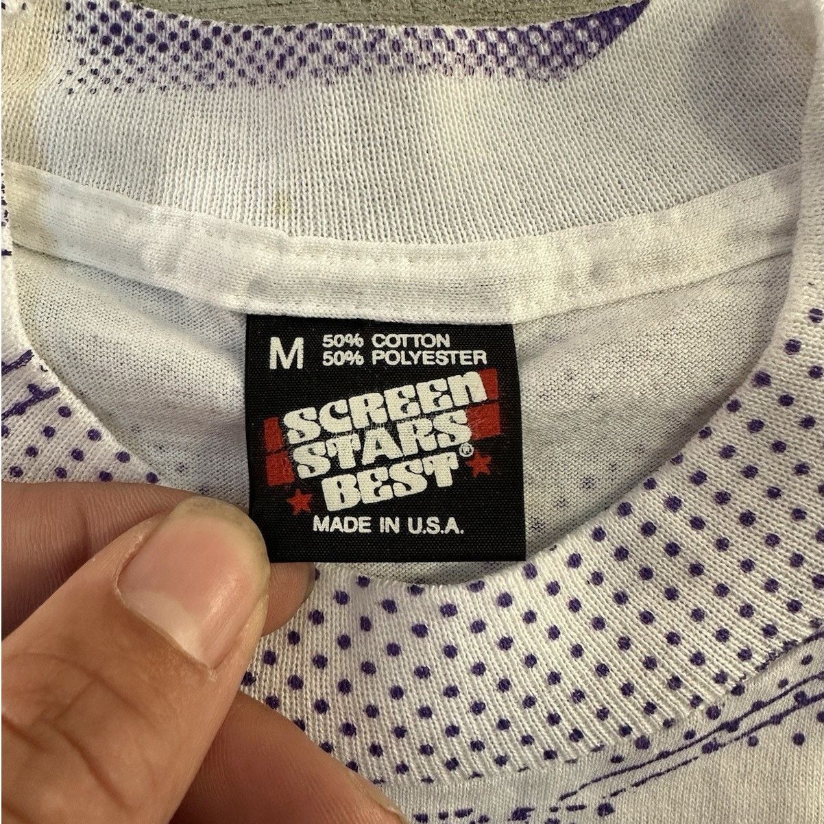 NFL × Vintage Vintage 90s Screen Stars Football All Over Print Size M Size US M / EU 48-50 / 2 - 4 Thumbnail