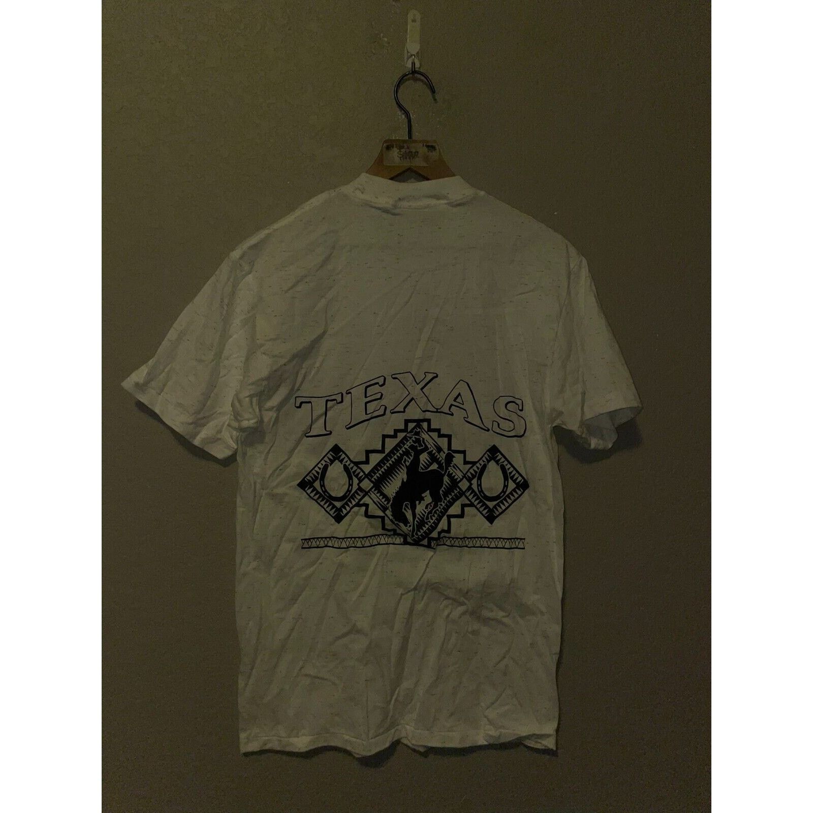 Vintage Vintage Texas Shirt Where The West Begins Cowboy Tee 90s Size US M / EU 48-50 / 2 - 8 Thumbnail