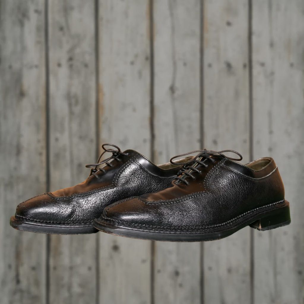 Mezlan MEZLAN Capella Black Leather Split Square Apron Toe Oxfords Sz. 9M Mens Dress Oxford Shoes Leather Upper Spain Capella Model"} Size US 9 / EU 42 - 1 Thumbnail