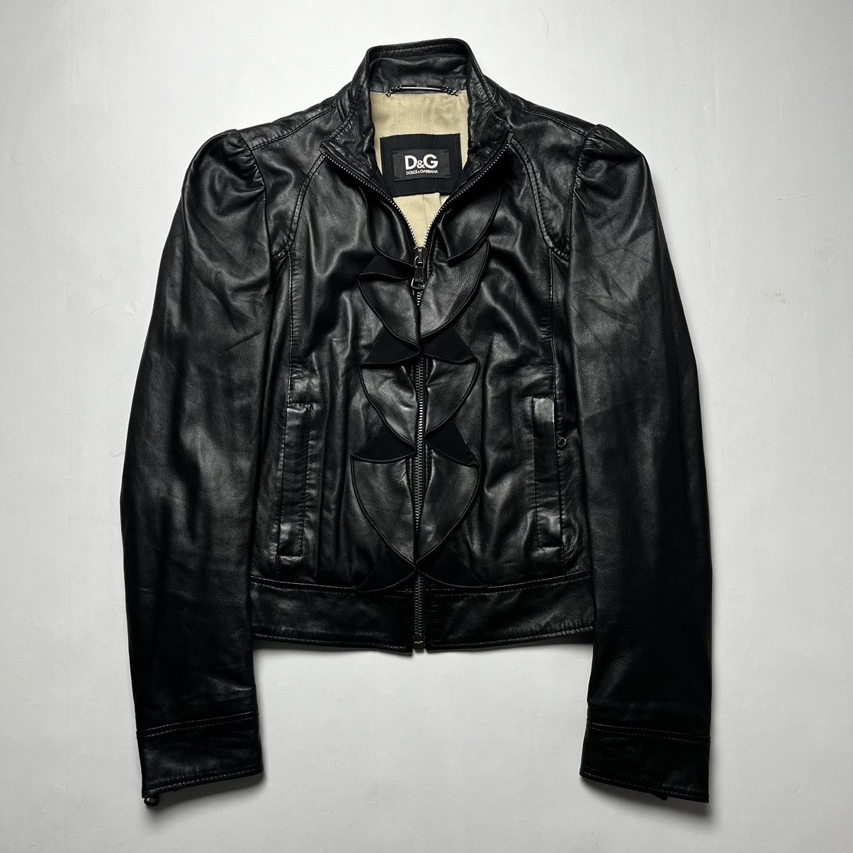 Dolce & Gabbana Dolce Gabbana Leather Jacket Size XS / US 0-2 / IT 36-38 - 1 Thumbnail