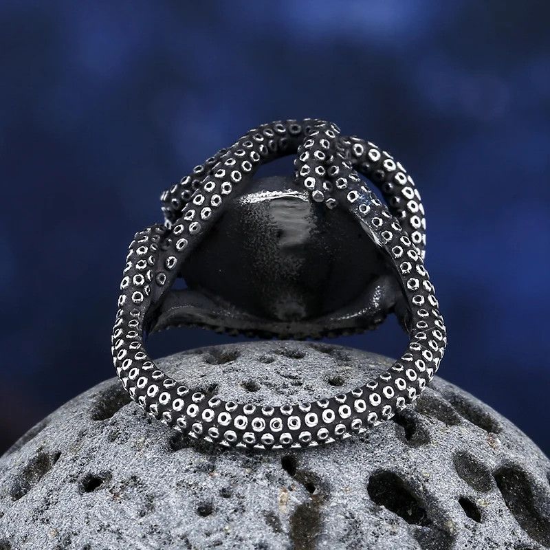 Japanese Brand × Jewelry × Vintage Octopus Blue Stone Ring Size ONE SIZE - 4 Thumbnail