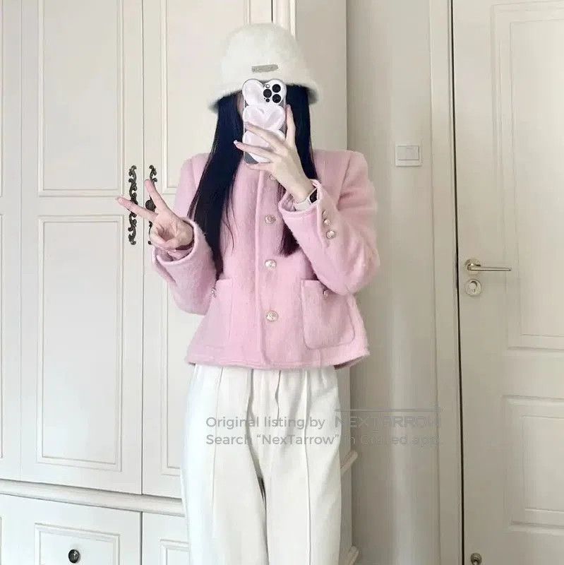 Chanel Chanel Pink Women's Cardigan Sweater . Size S / US 4 / IT 40 - 7 Thumbnail