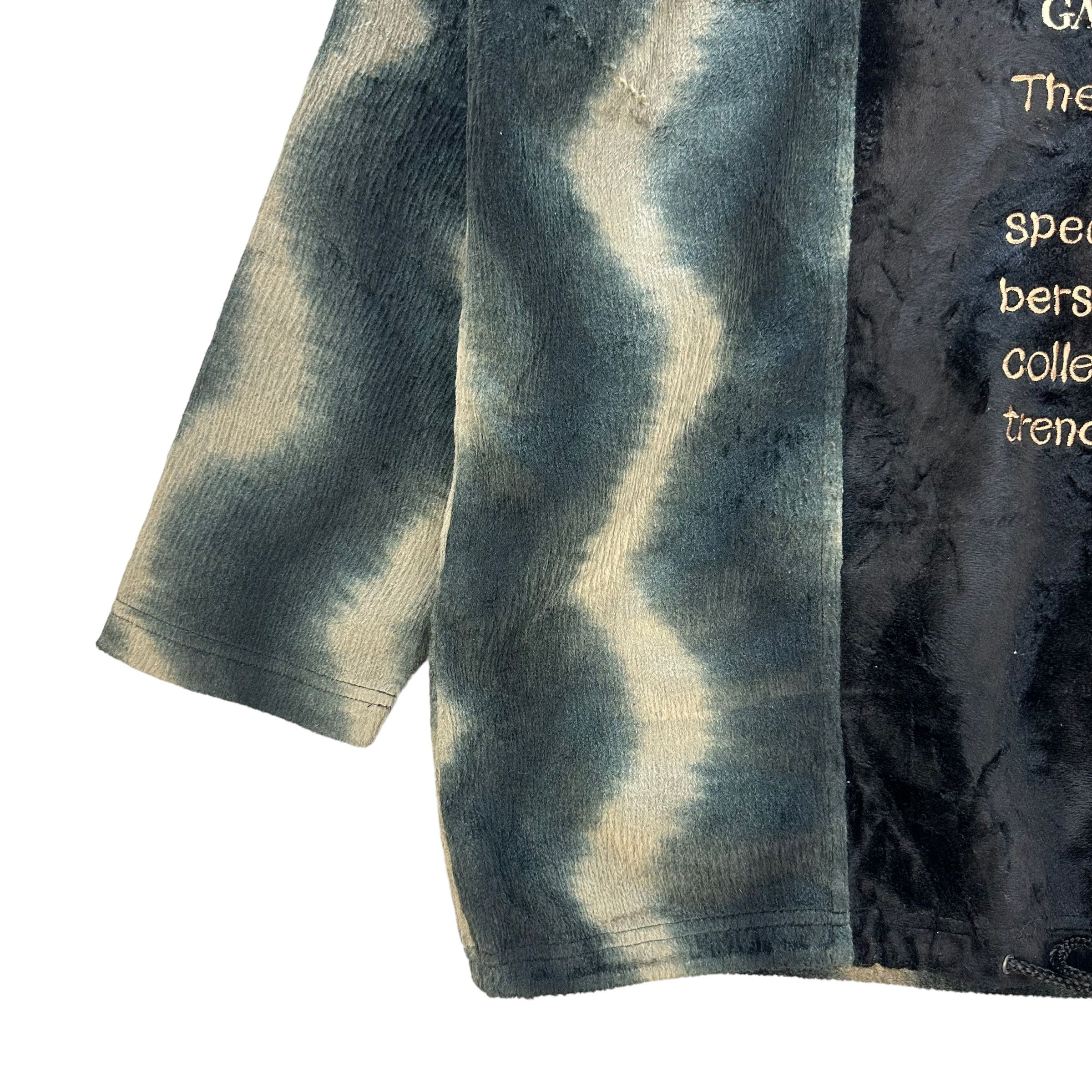 Japanese Brand GALFY VELVET V NECK OVERSIZED SWEATER #8745-024 Size US L / EU 52-54 / 3 - 5 Thumbnail
