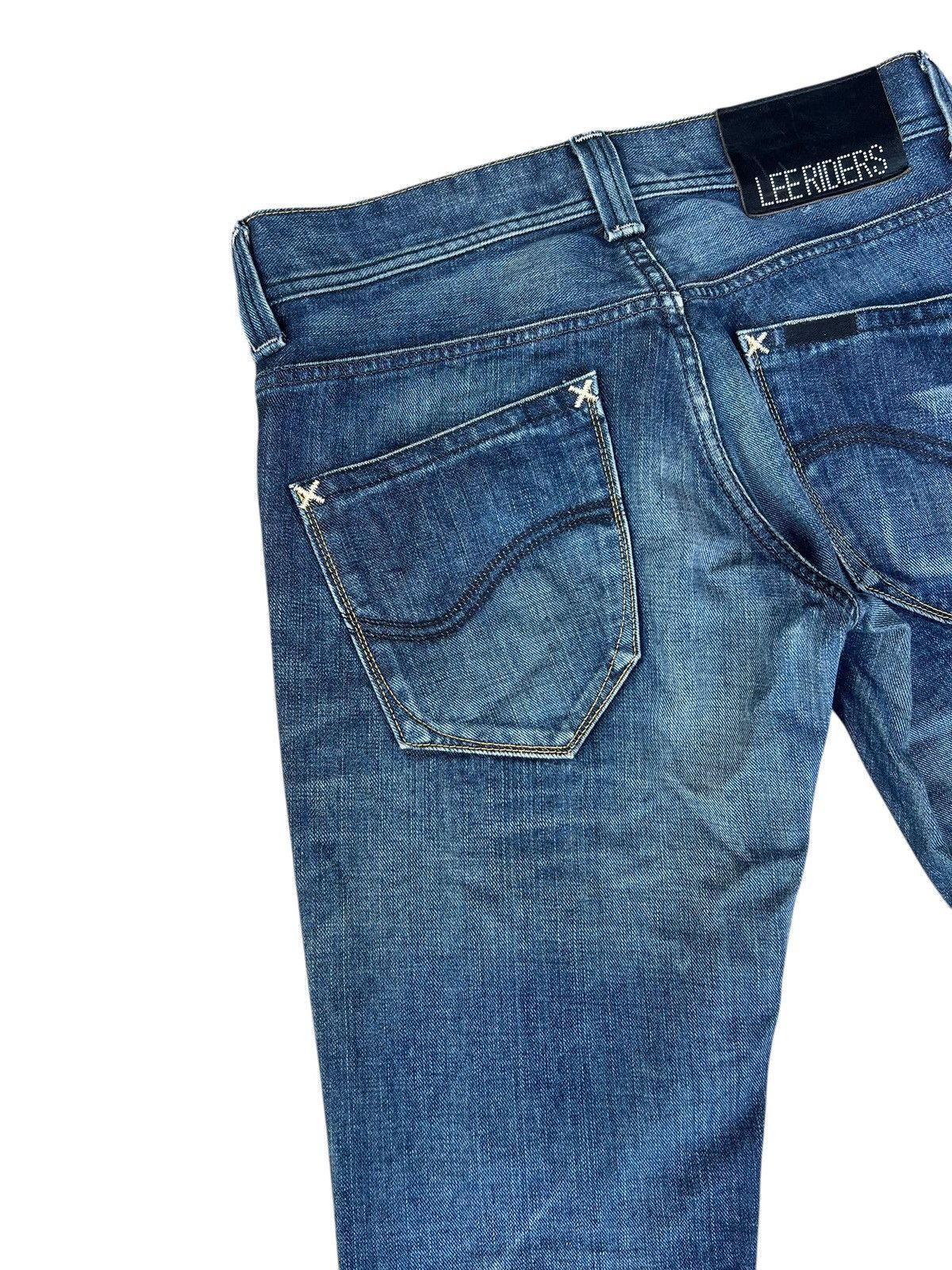 Lee Vintage Y2K Lee Riders Faded Denim Flare Jeans Size US 30 / EU 46 - 16 Thumbnail