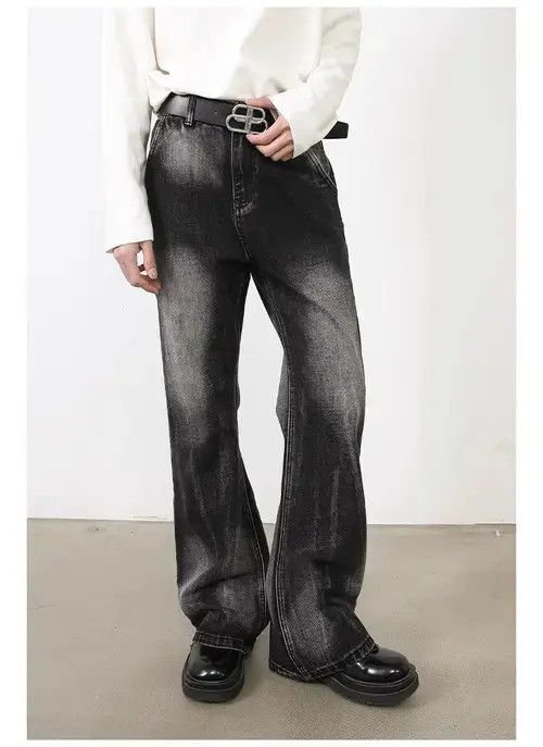 Japanese Brand Opium Cargo Stack Denim Jeans, Utility Washed Jeans Size US 32 / EU 48 - 4 Thumbnail