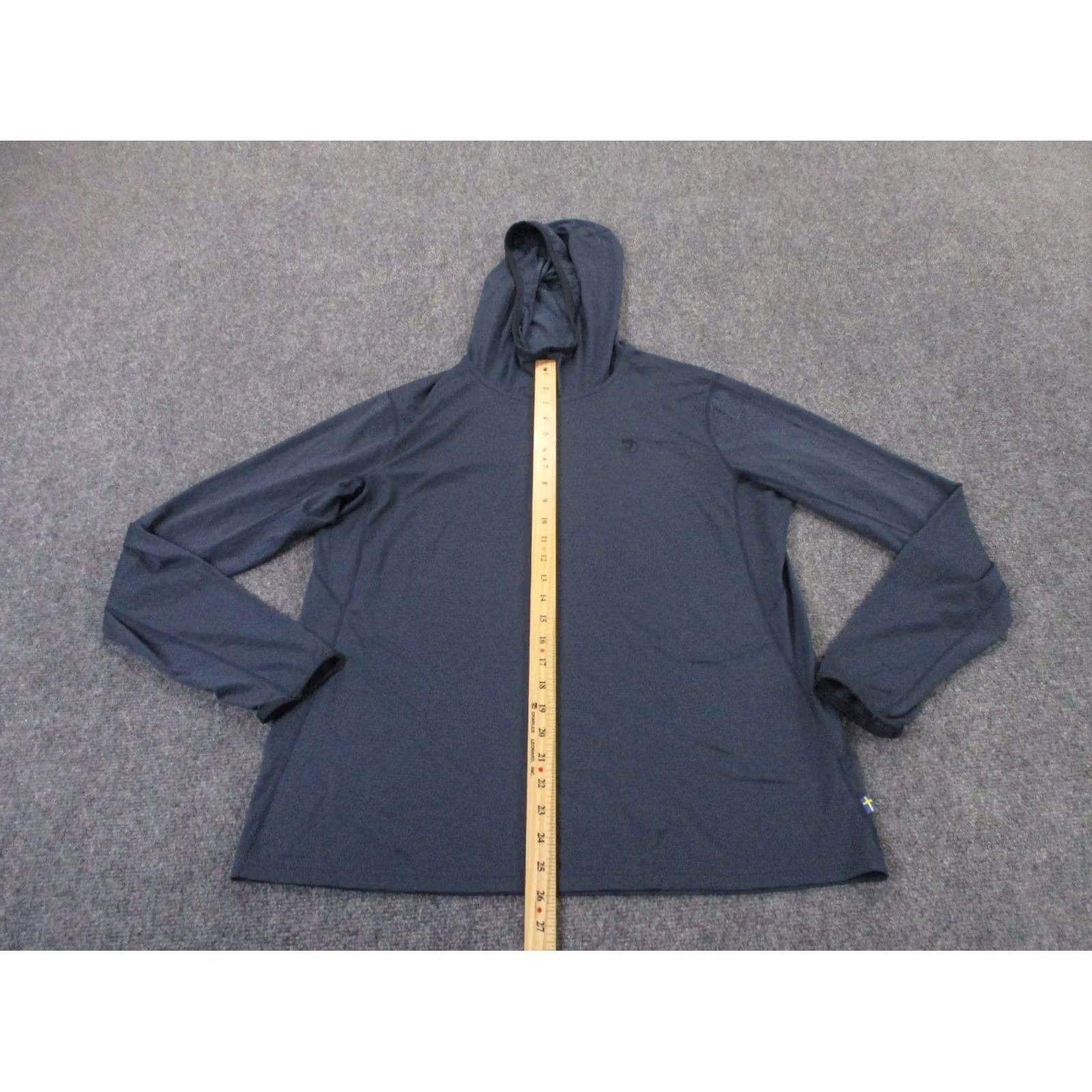 Vintage Fjällräven Snow Hoodie Sweatshirt Womens XL Blue Outdoors Lightweight Hiking Activewear Hoodie Pullover Women XL Blue Fjällräven Size XL / US 12-14 / IT 48-50 - 3 Thumbnail