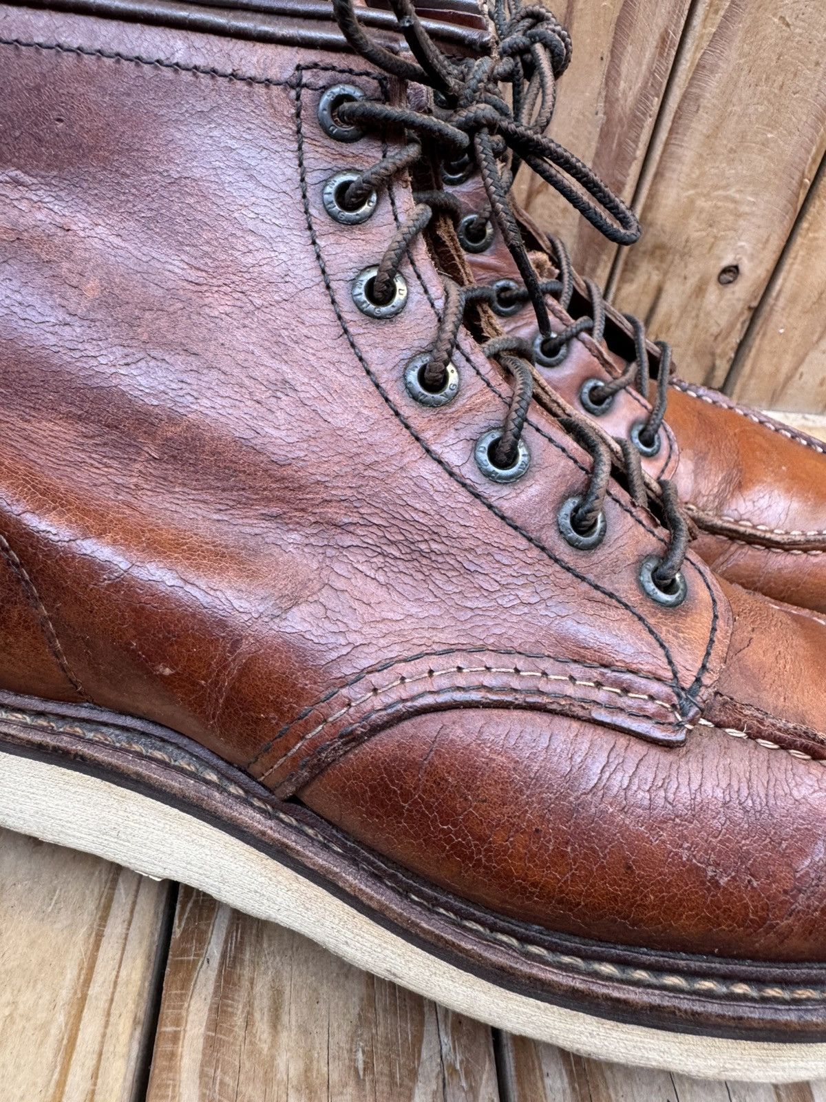 Red Wing Red Wing 1907 Copper Rough Brown Boots US 8 D |UK 7 | EUR 41 Size US 8 / EU 41 - 10 Thumbnail