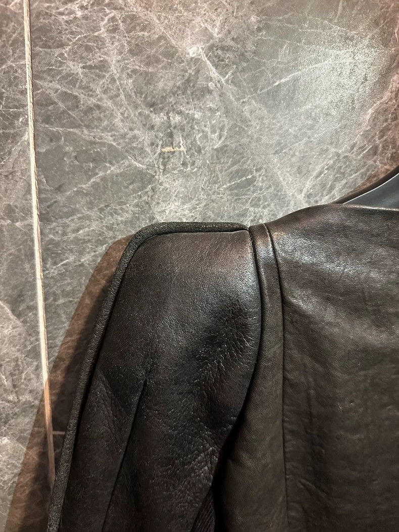 Rick Owens Rick Owens size 12 Fw09 Padded Shoulder Shrugger Twill Zipp Size US S / EU 44-46 / 1 - 9 Thumbnail