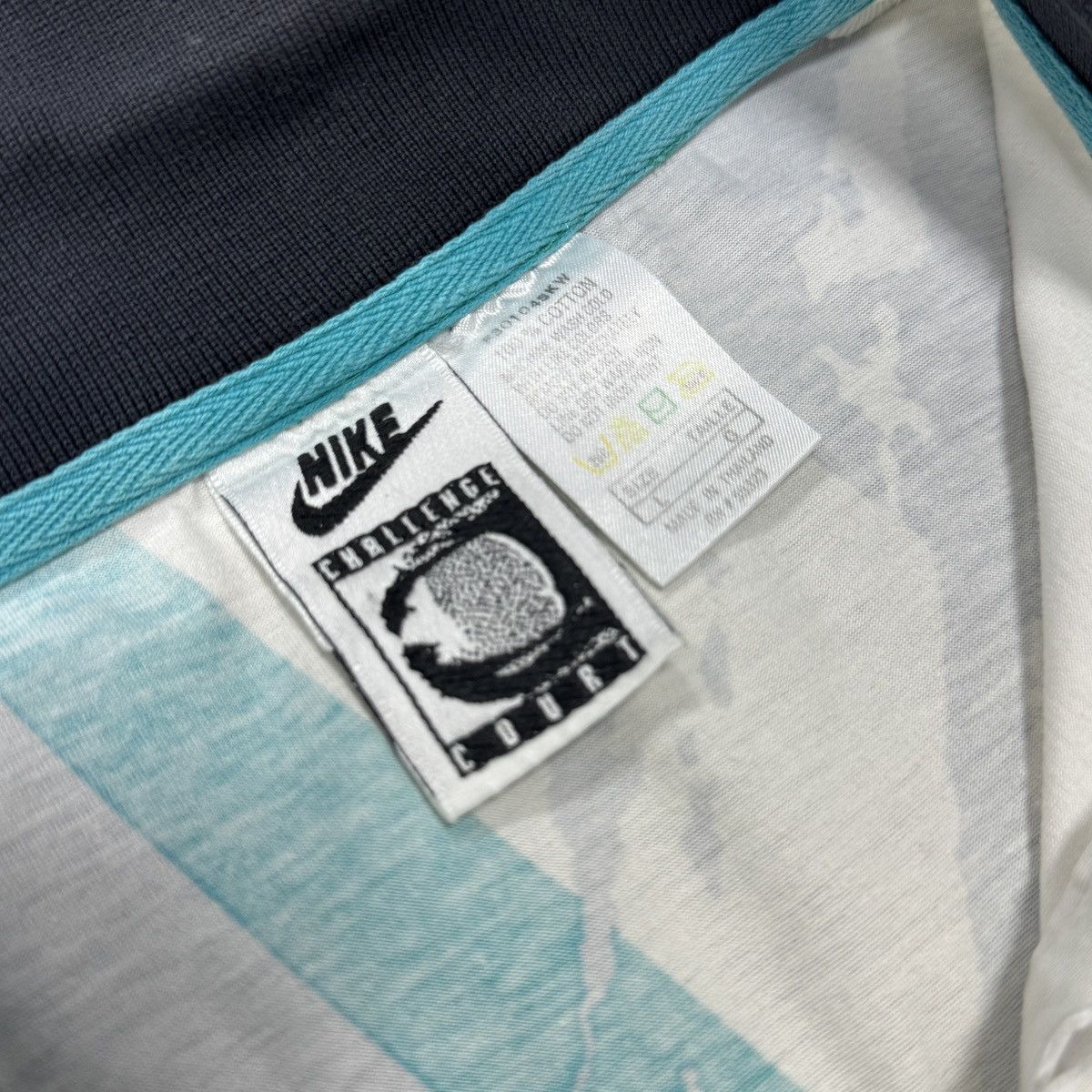 Nike × Vintage Vintage Nike Challenge Court Agassi Tennis Polo Shirt Size L Size US L / EU 52-54 / 3 - 13 Thumbnail