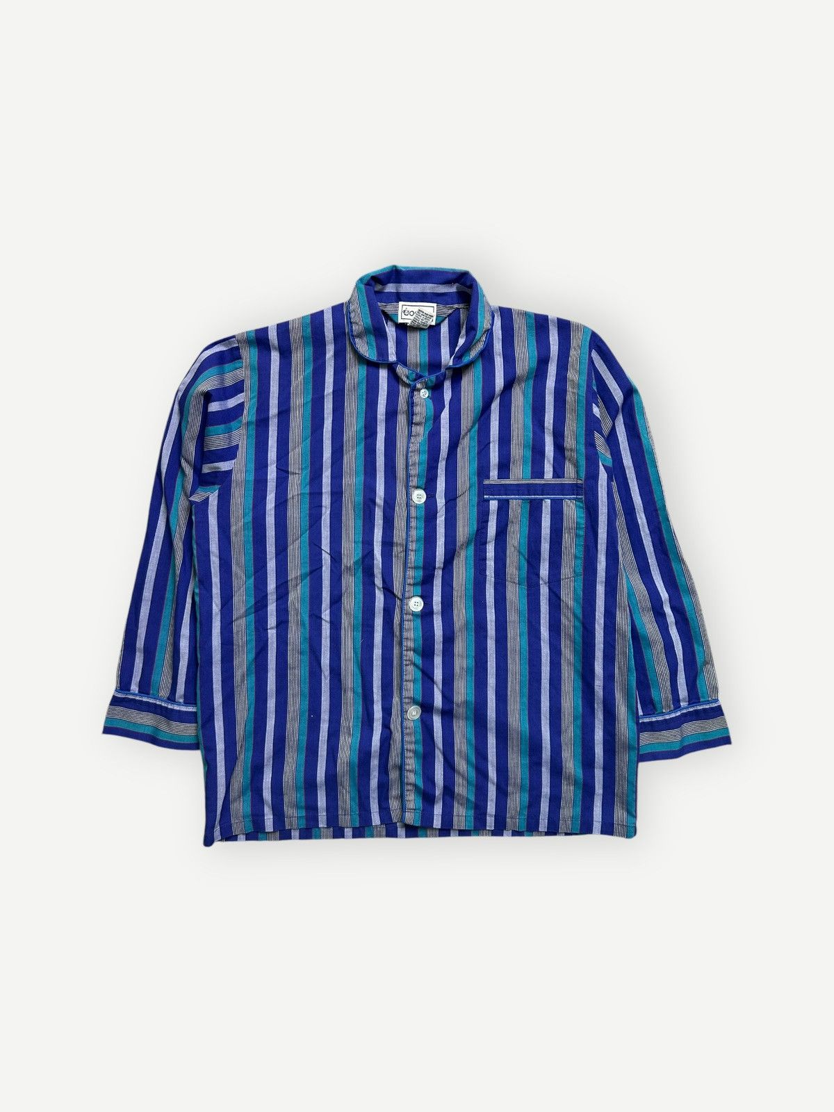 Jockey × Vintage Vintage 60s Jockey Striped Sleep Shirt Size US M / EU 48-50 / 2 - 1 Thumbnail