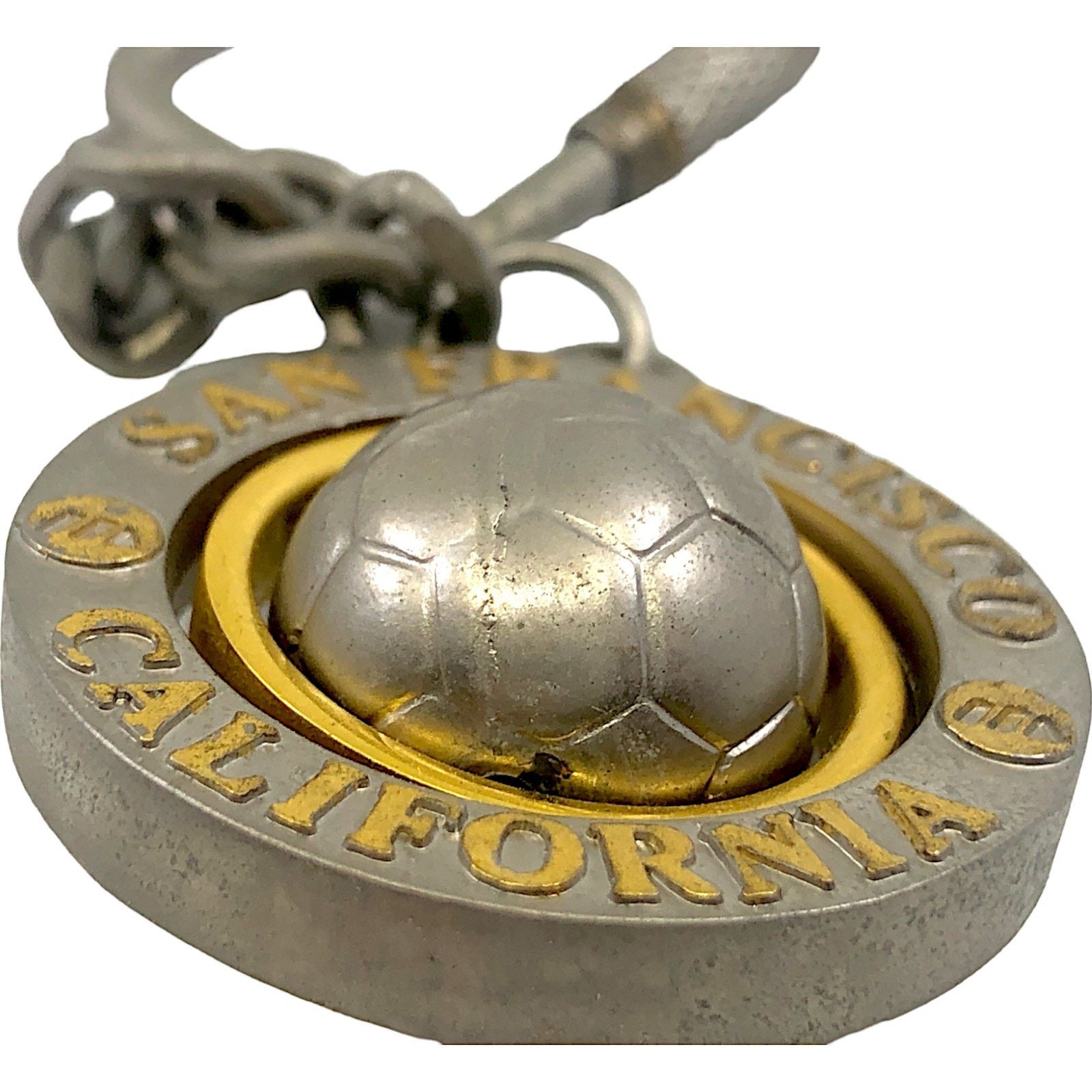 Other San Francisco California Swivel Silver/Gold Soccer Keychain Size ONE SIZE - 2 Thumbnail