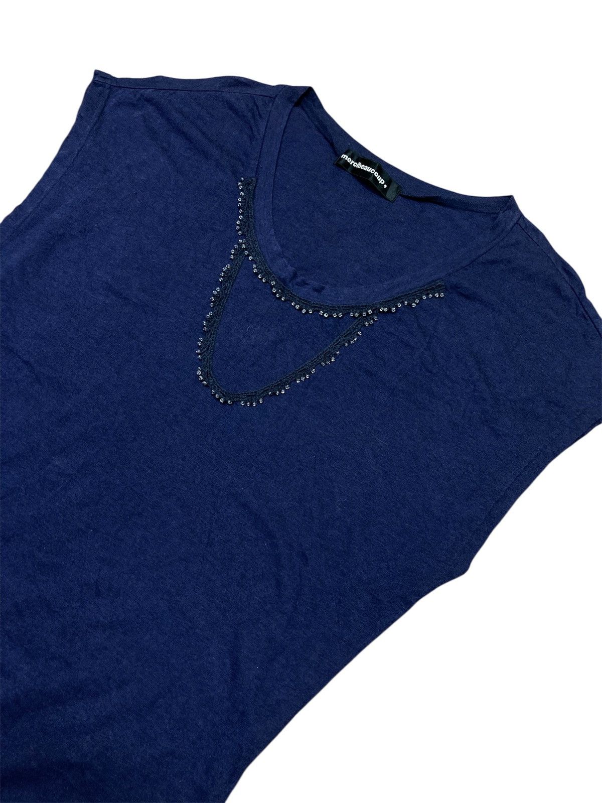 Issey Miyake Mercibeaucoup Blue Women’s Top by Issey Miyake Size M / US 6-8 / IT 42-44 - 3 Thumbnail