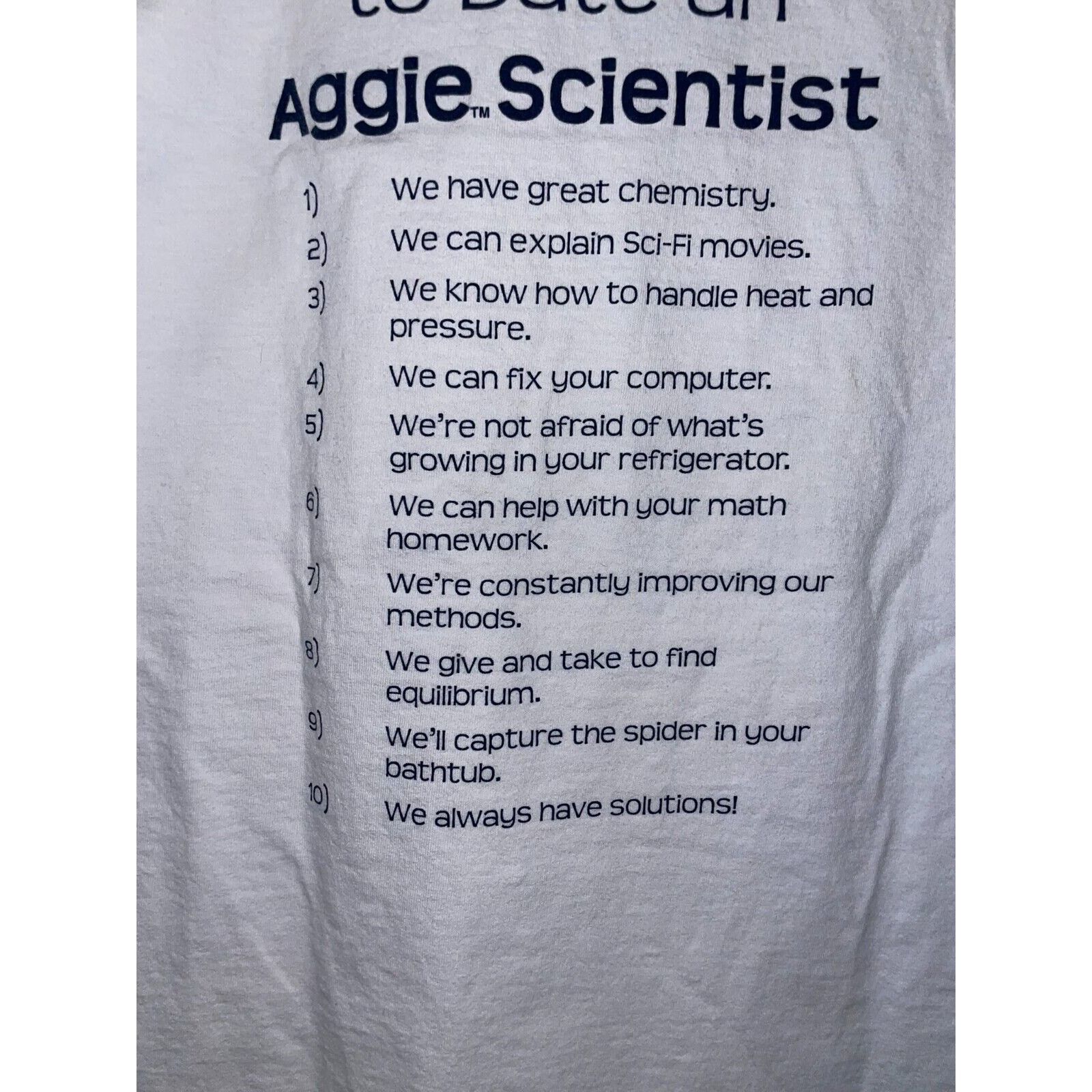 Gildan College Of Science Shirt Utah State 10 Reasons To Date Tee M Size US M / EU 48-50 / 2 - 7 Thumbnail