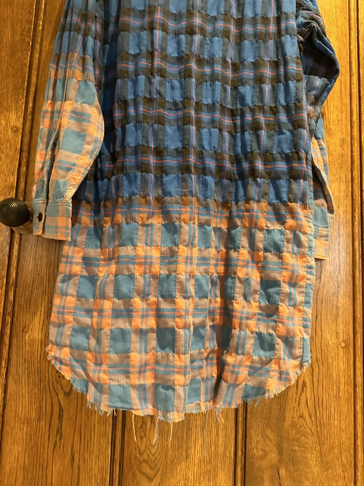 Saint Laurent Paris SS16 Saint Laurent‘ surf sound’ raw hem bleached flannel Size US L / EU 52-54 / 3 - 19 Thumbnail