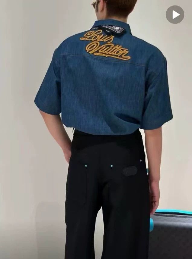 Louis Vuitton Louis Vuitton Turquoise Wool Casual Pants -2505 Size US 44 / EU 60 - 7 Thumbnail