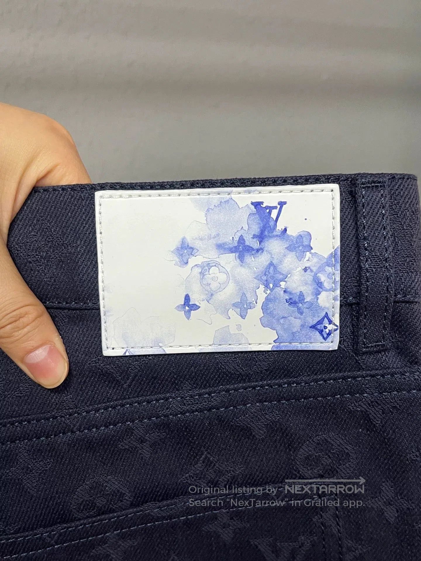 Louis Vuitton louis vuitton monogram dark denim pants. Size US 36 / EU 52 - 4 Thumbnail