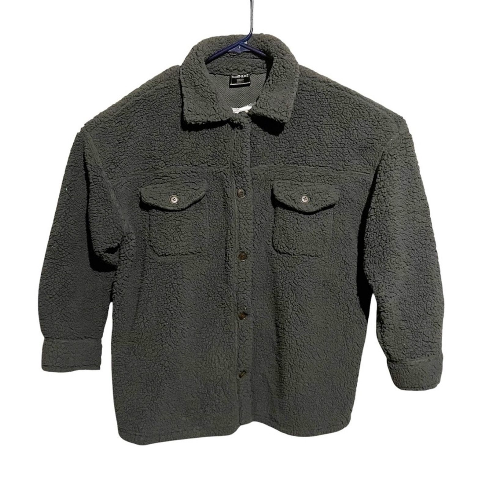 Other 32 DEGREES - Women's Cozy Fleece Shirt Jacket Grey - XL/XXL Size XXL / US 16-18 / IT 52-54 - 1 Thumbnail