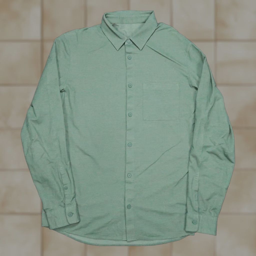 Lululemon Lululemon Shirt Mens Large Green Commission Performance Long Sleeve Button Up Shirt Mens Large Green Commission Performance Button Up Size US L / EU 52-54 / 3 - 1 Thumbnail