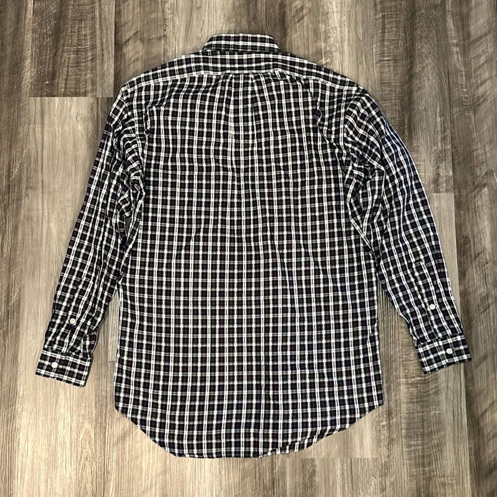Ralph Lauren VINTAGE Ralph Lauren Golf Tilden Long Sleeve Button Down Shirt Small Mens Blue Plaid Navy Green White Red Size US S / EU 44-46 / 1 - 3 Thumbnail