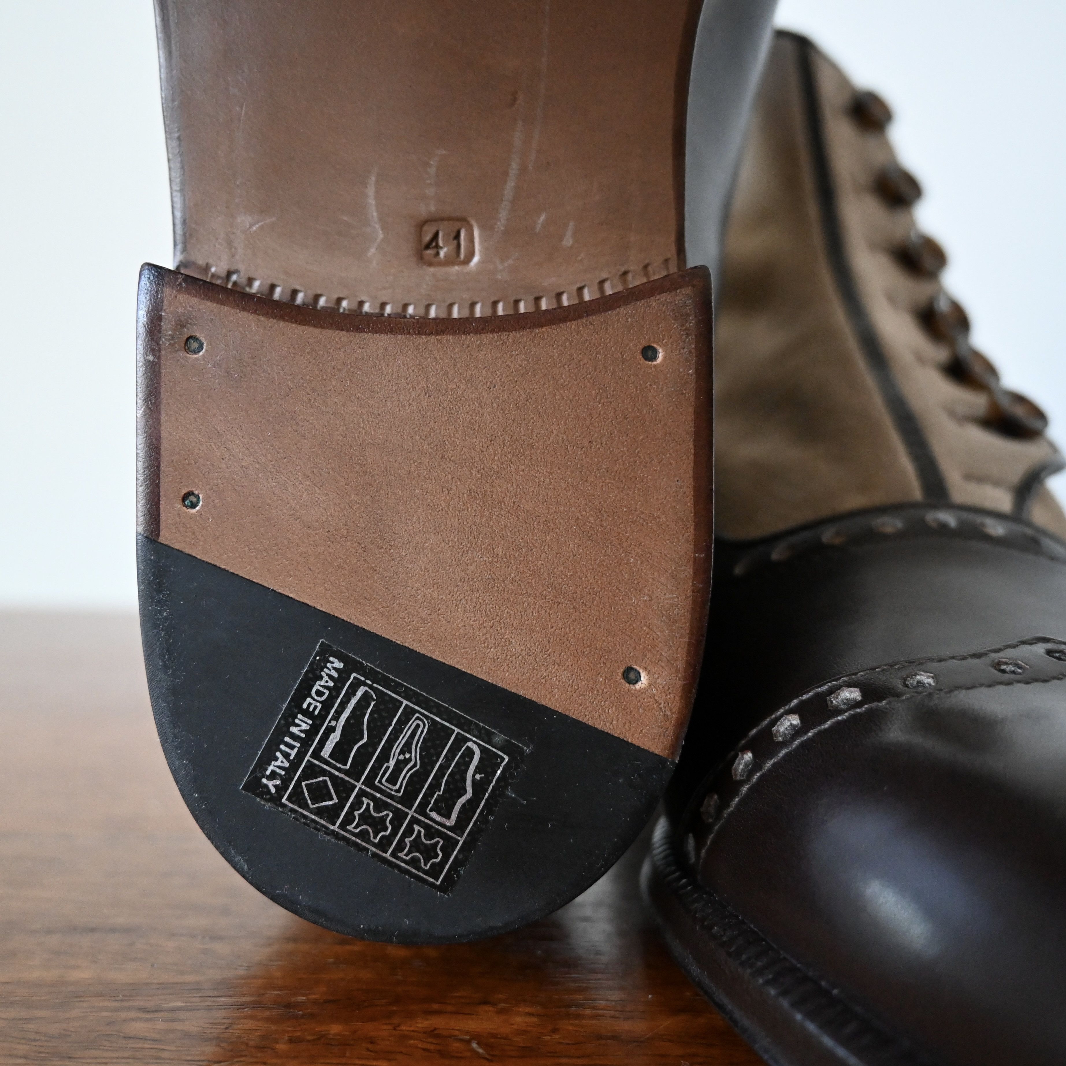 Lamborghini Enzo Bonafe x Lamborghini button ankle boots made in Italy Size US 8 / EU 41 - 21 Thumbnail