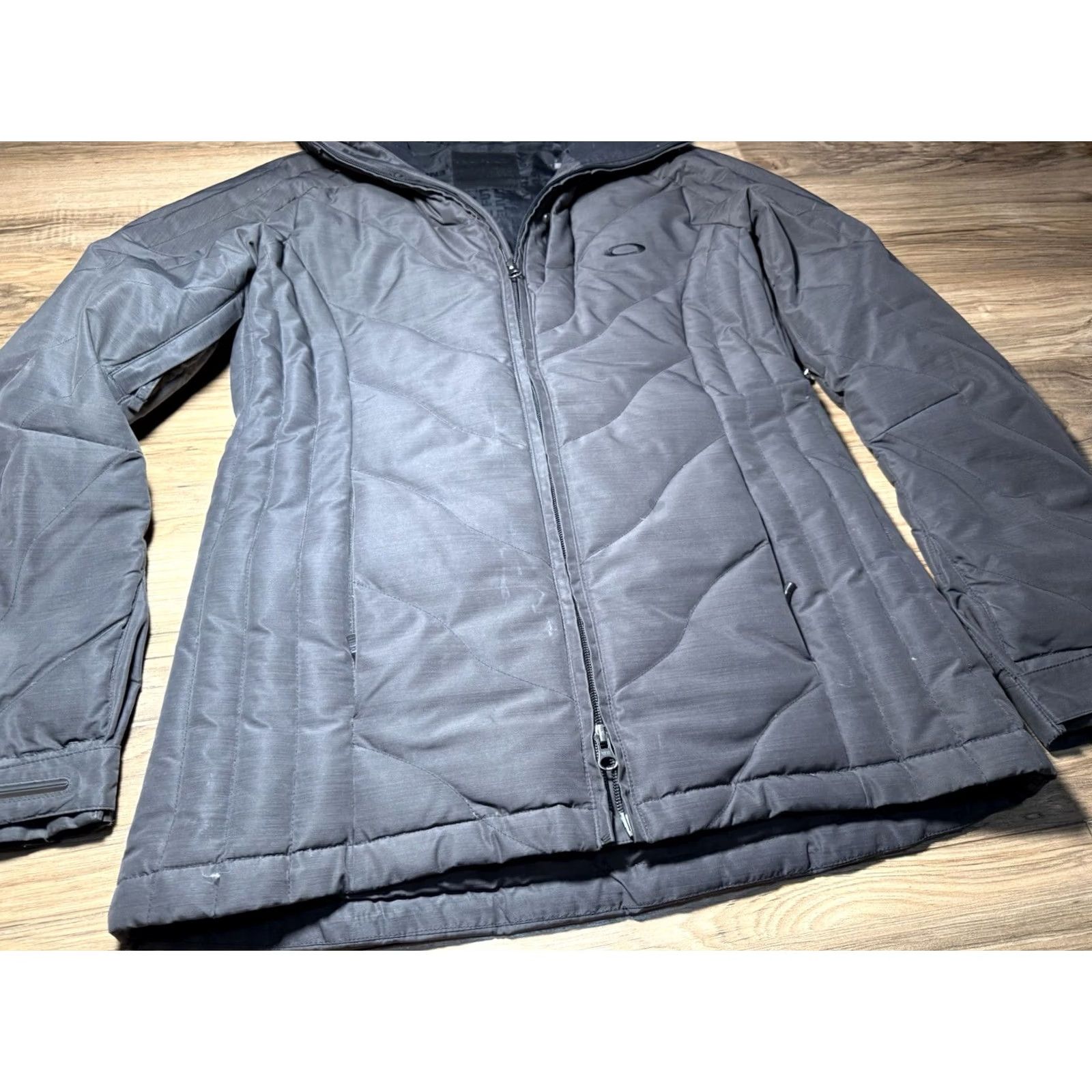 Oakley Oakley Recco Ski Snowboard Jacket Coat Hooded Women’s M Medium Duck Down Gray Size M / US 6-8 / IT 42-44 - 4 Thumbnail