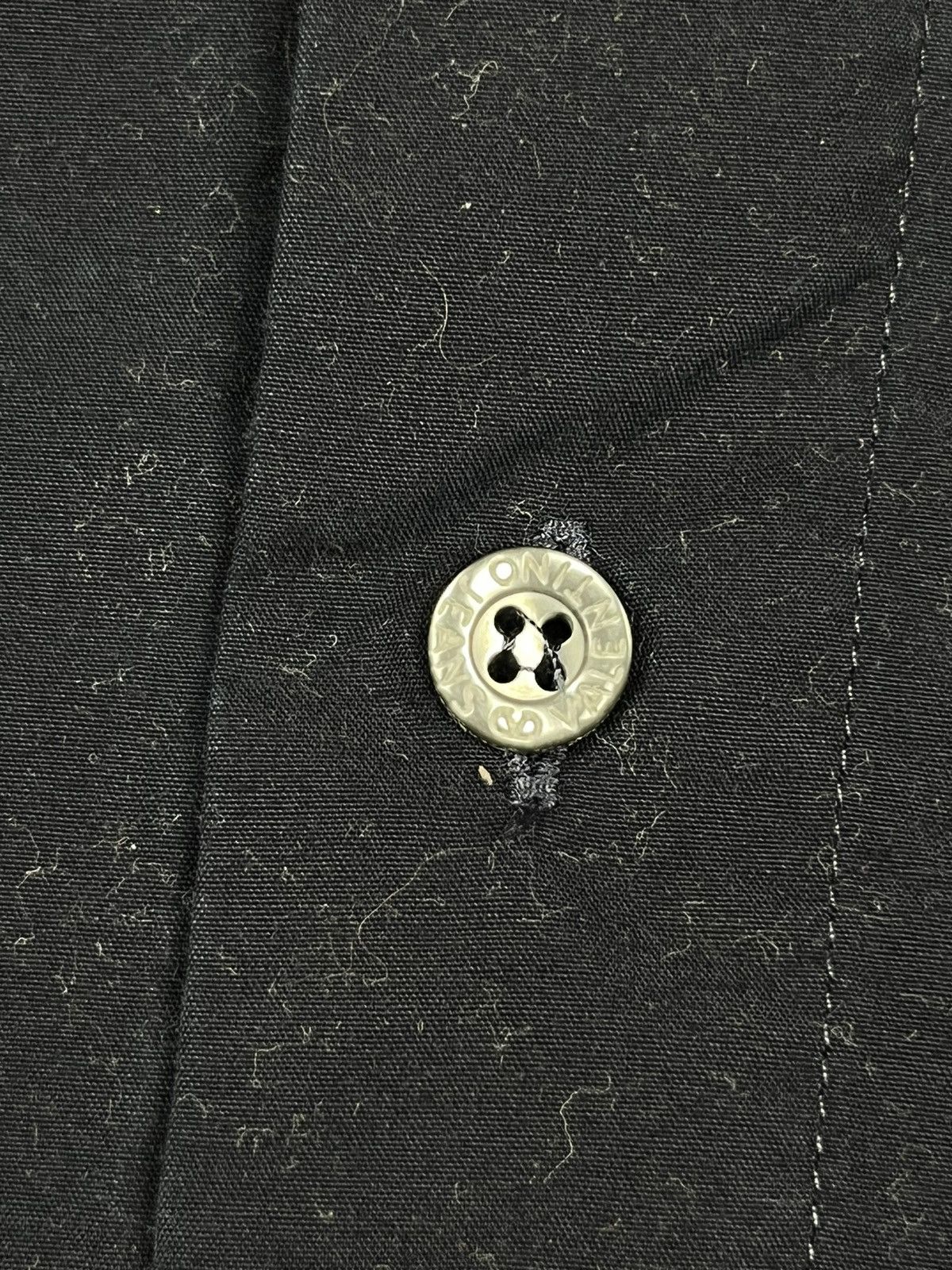 Valentino Vintage Valentino Jeans Navy Blue Shirt Luxury Y2K Red Label Size US L / EU 52-54 / 3 - 2 Thumbnail