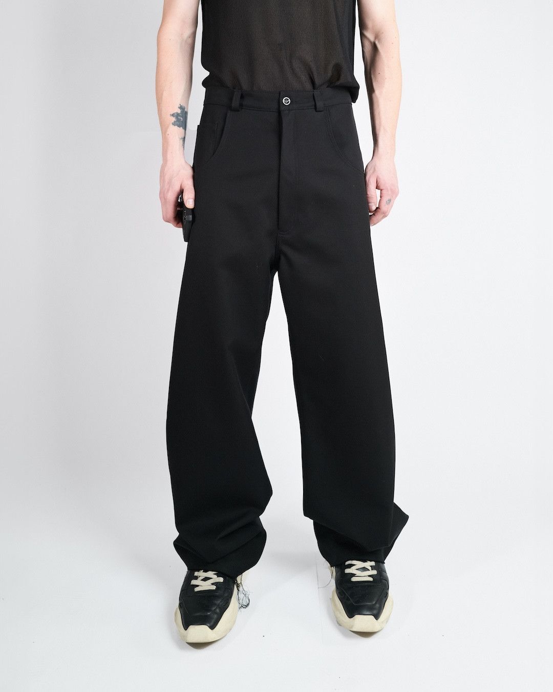 Other NKTRMNV HIGHWAISTED PANTS BLACK Size US 36 / EU 52 - 3 Thumbnail