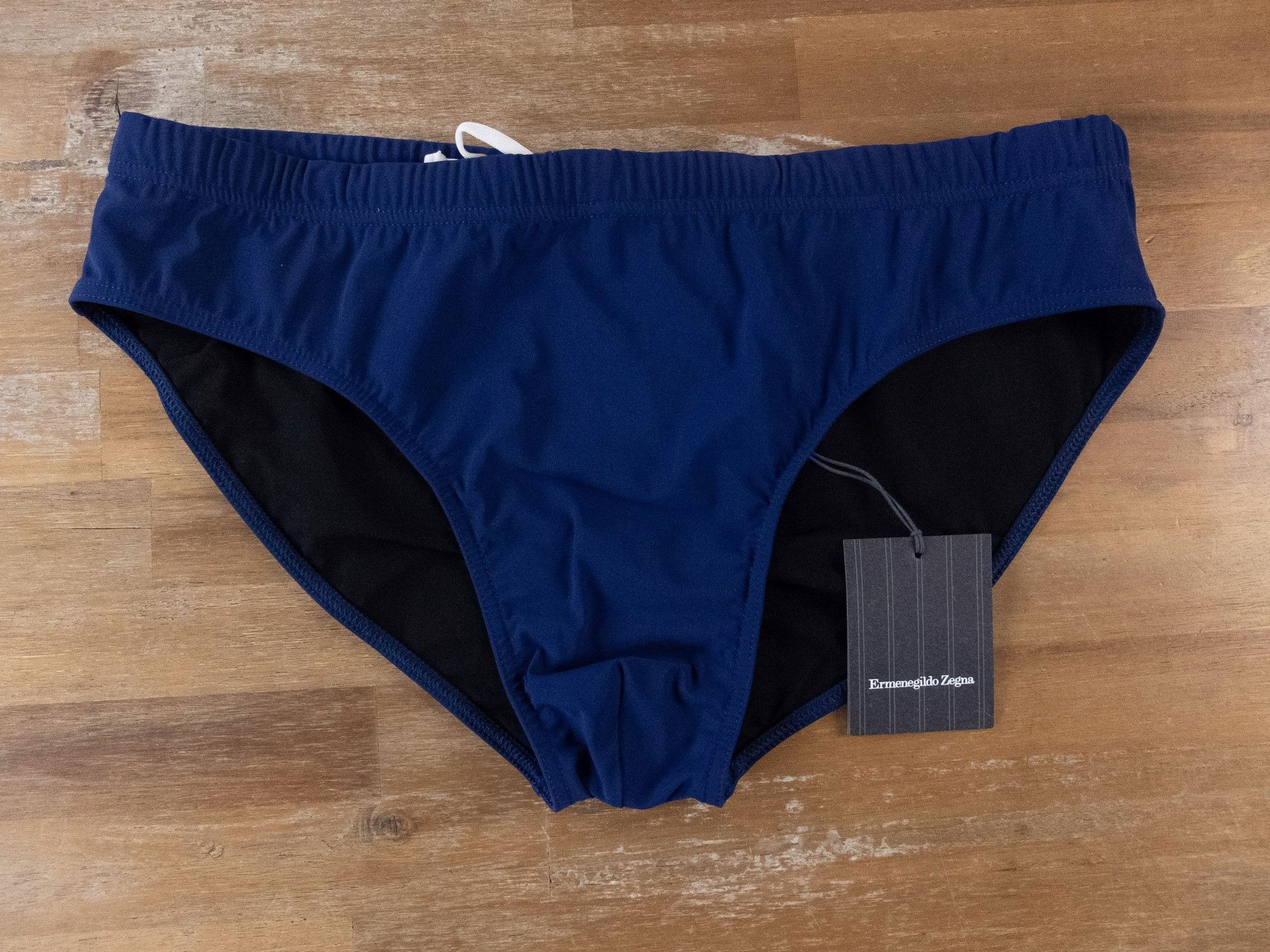 Ermenegildo Zegna ERMENEGILDO ZEGNA solid blue swim briefs speedos XXL Size US 38 / EU 54 - 1 Thumbnail