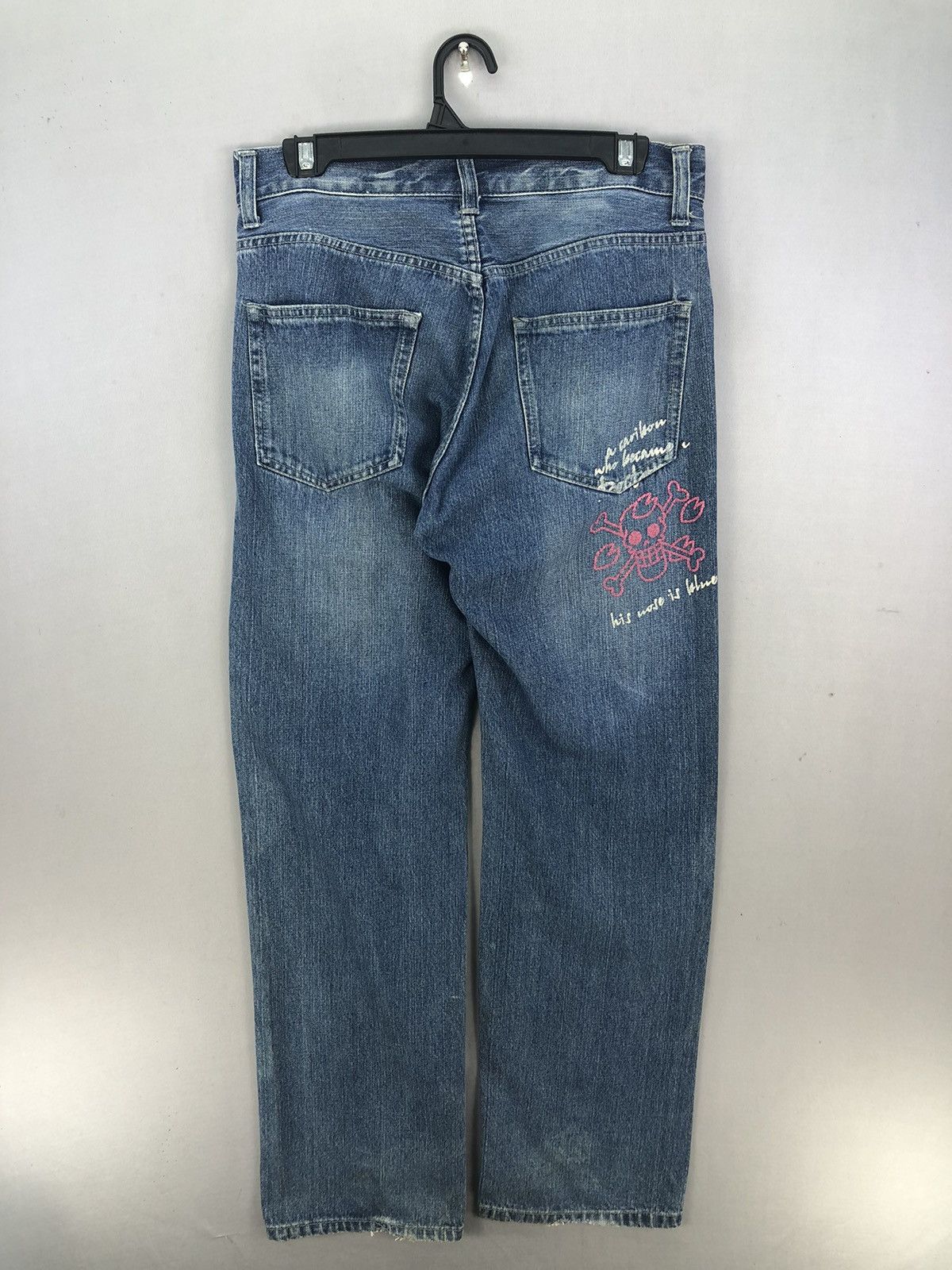 Anime Vintage 00s Anime One Piece “Chopper” Graphic Blue Denim Size US 30 / EU 46 - 15 Thumbnail
