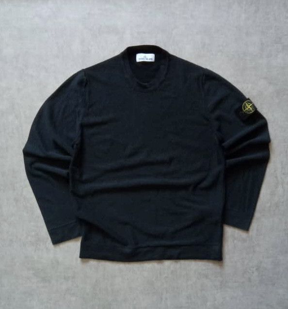 Stone Island Aw16 Stone Island Navy dark Wool crewneck Size US XL / EU 56 / 4 - 1 Thumbnail